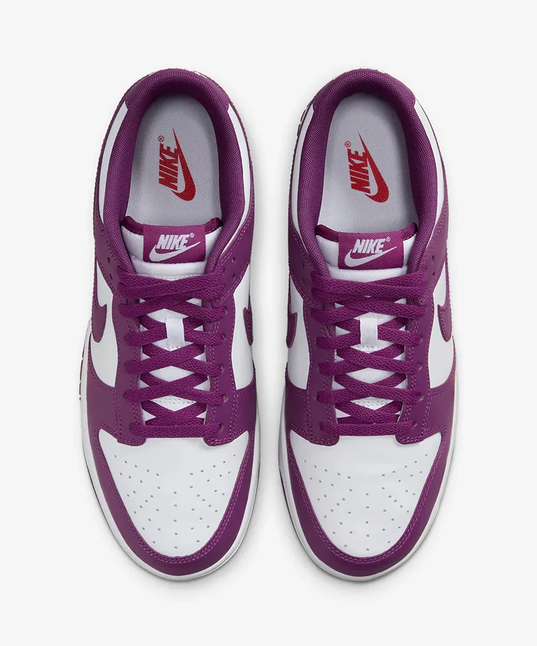 NIKE | DUNK LOW RETRO { WHITE/VIOTECH-WHITE - Image 2