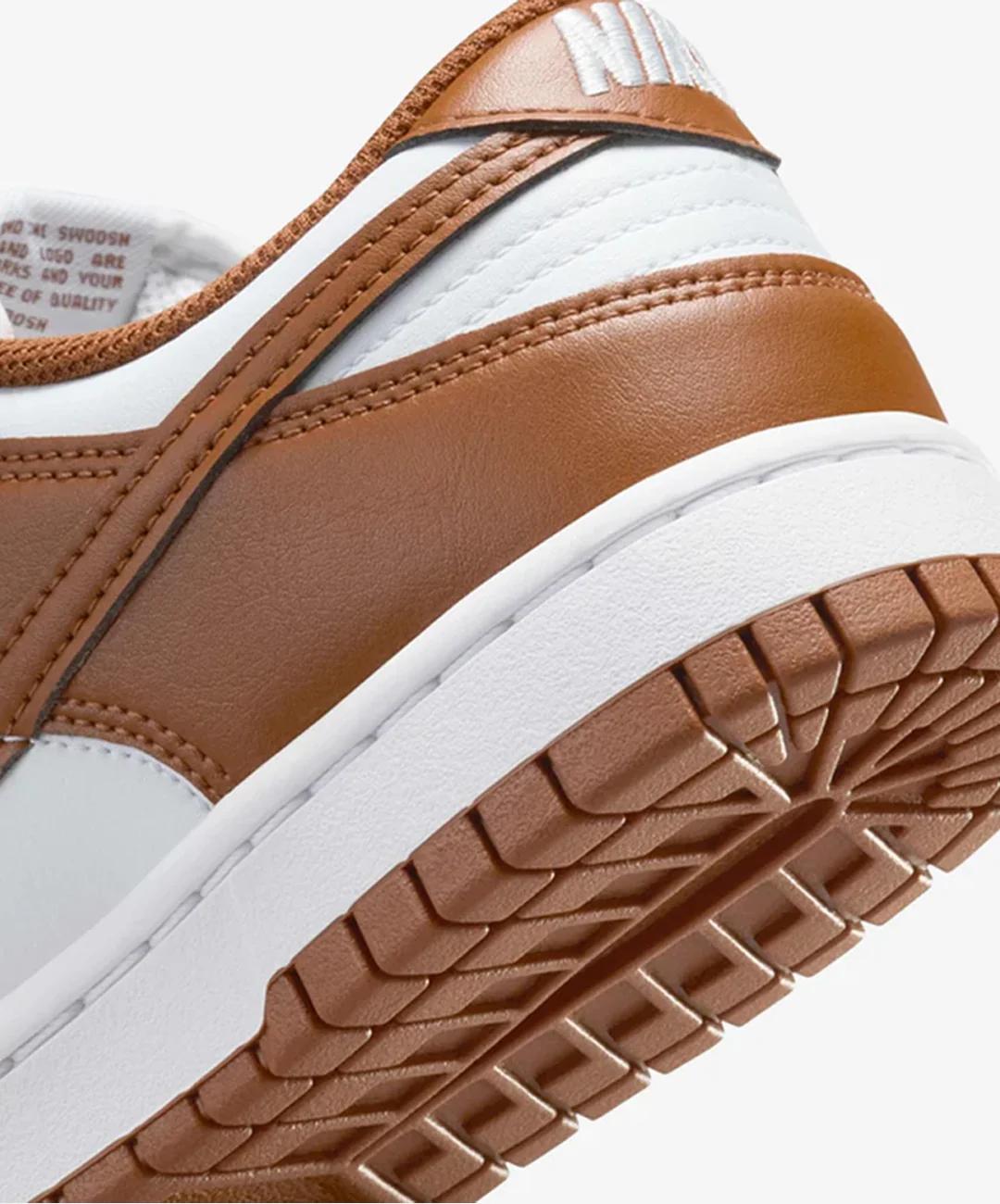 NIKE | DUNK LOW { SAIL/LT BRITISH TAN-WHITE - Image 5