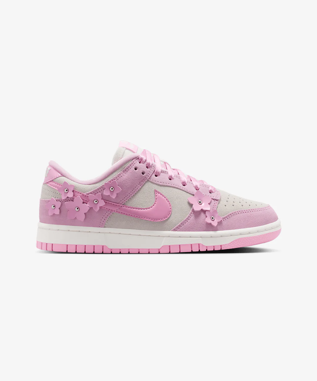 NIKE | DUNK LOW SE { PINK RISE/PINK RISE-SAIL
