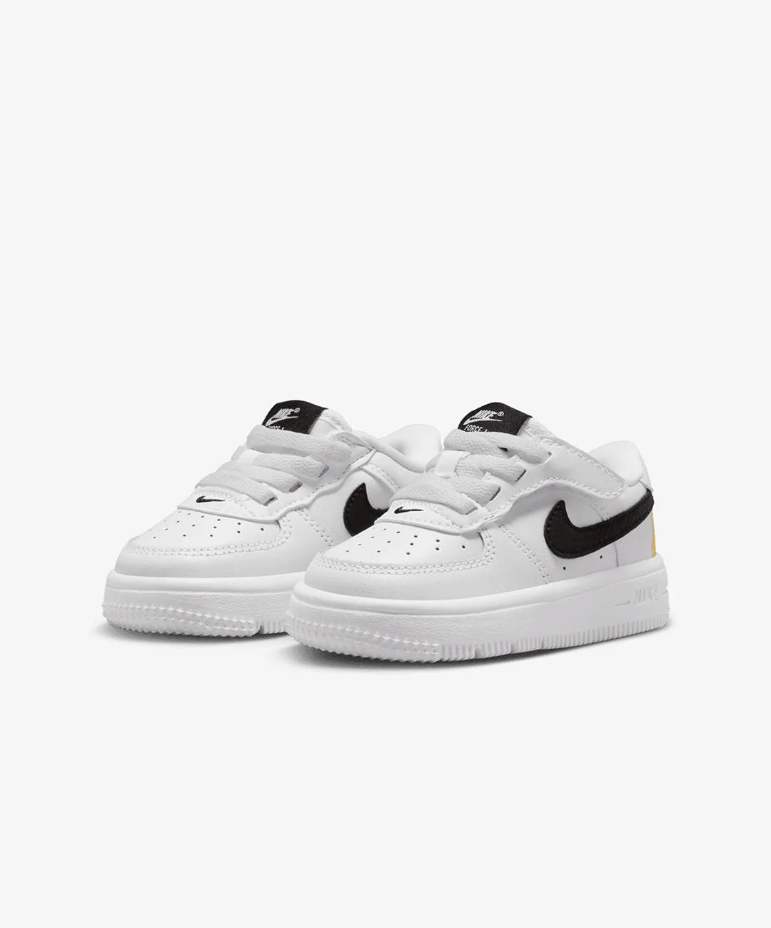 NIKE | FORCE 1 LOW EASYON KIDS { WHITE/BLACK - Image 3