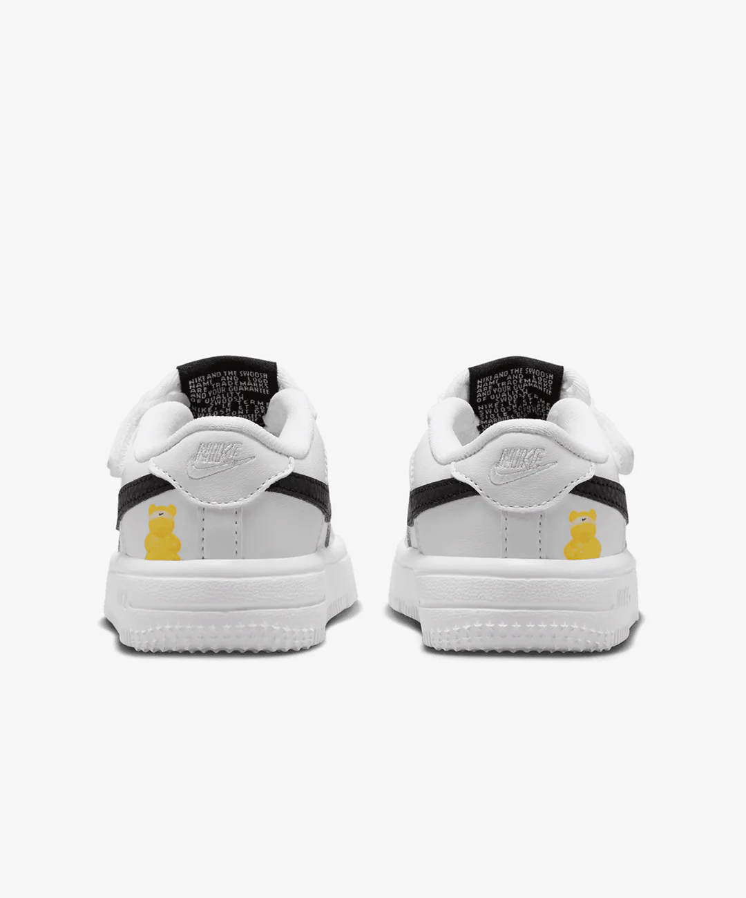 NIKE | FORCE 1 LOW EASYON KIDS { WHITE/BLACK - Image 4