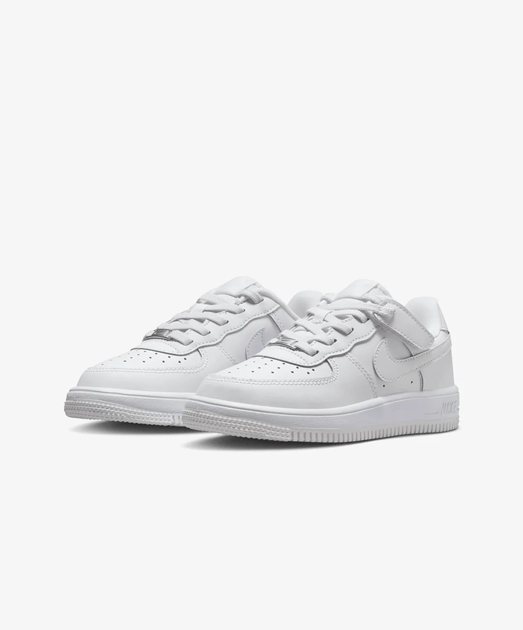 NIKE | FORCE 1 LOW EASYON KIDS { WHITE/WHITE-WHITE - Image 3