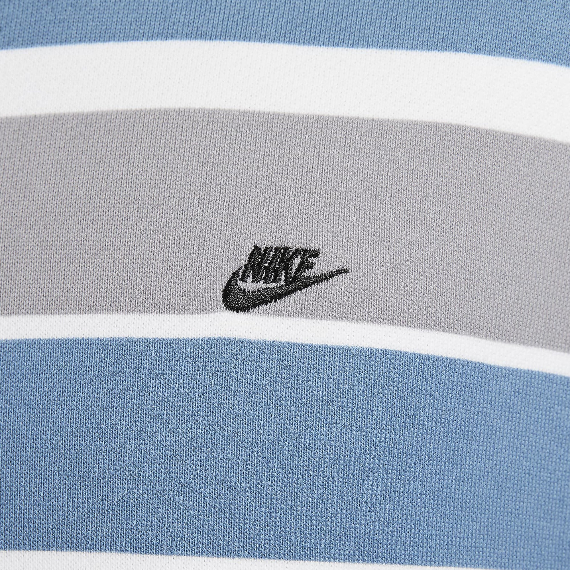NIKE | FRENCH TERRY SHORT-SLEEVE TOP { AEGEAN STORM/WHITE/BLACK - Image 4
