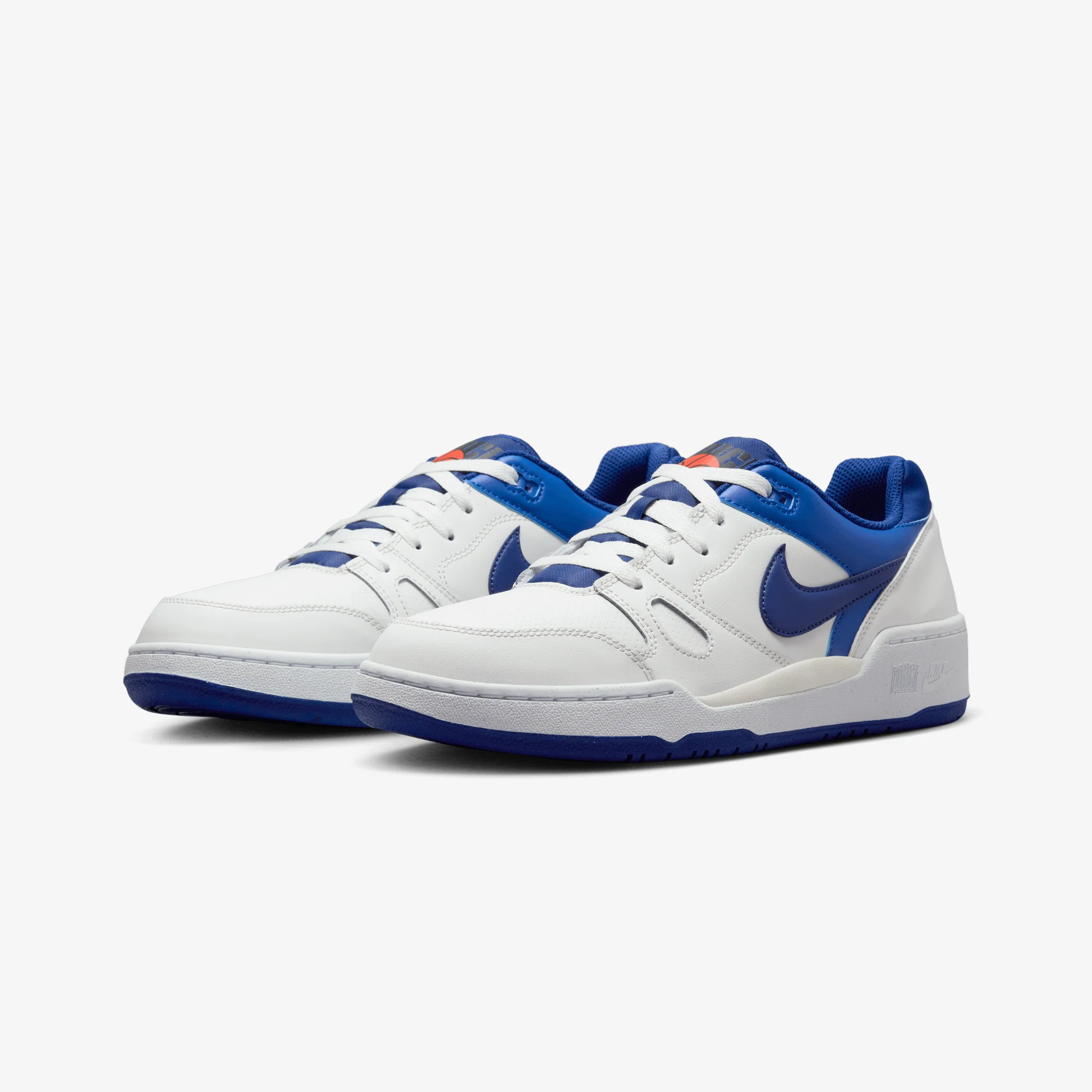 NIKE | FULL FORCE LOW { SUMMIT WHITE/DEEP ROYAL BLUE-RACER BLUE - Image 3