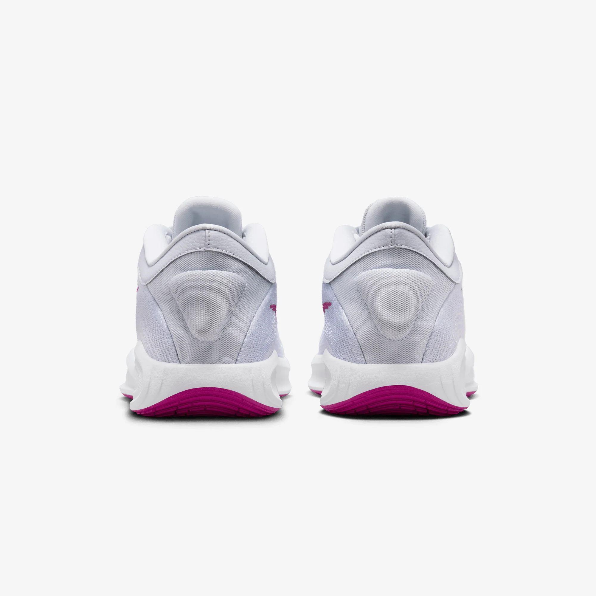 NIKE | G.T. HUSTLE ACADEMY EP { PURE PLATINUM/HOT FUCHSIA-WHITE - Image 4