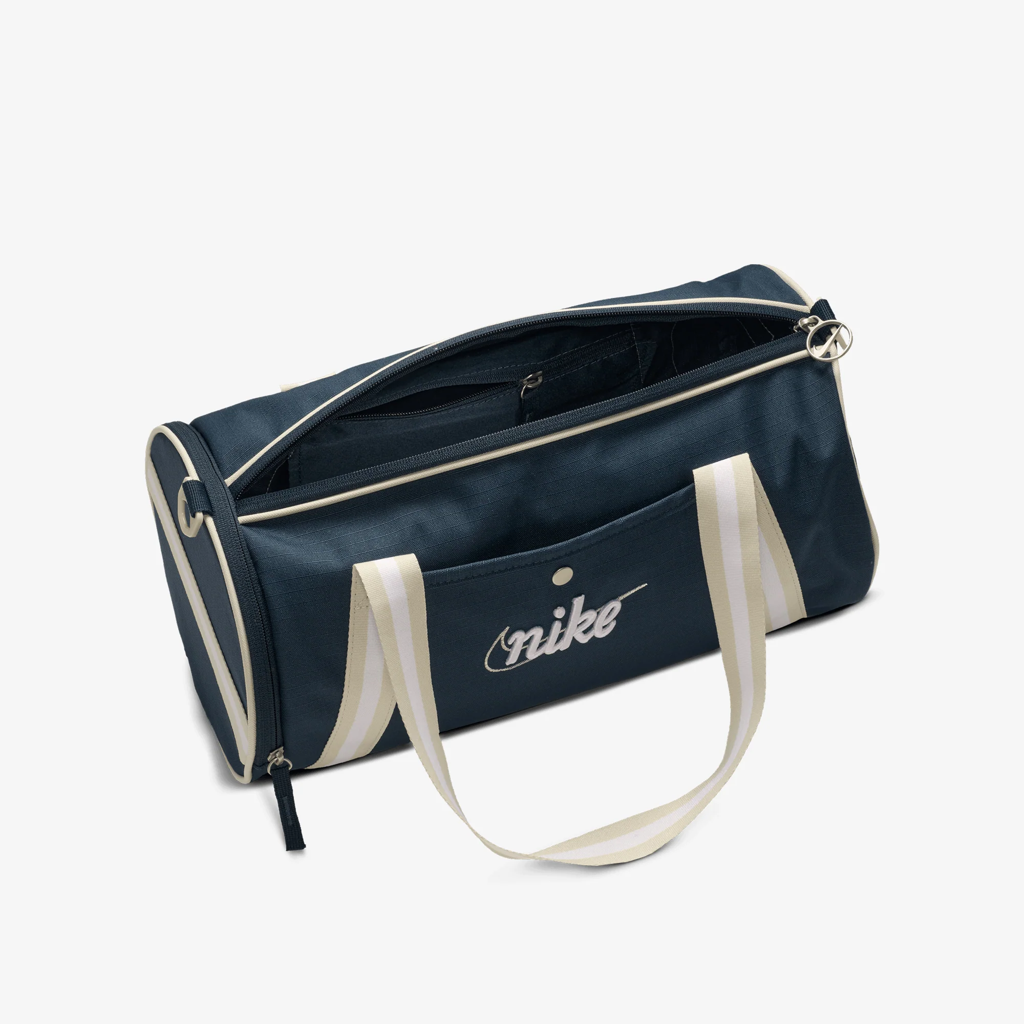 NIKE | HERITAGE RETRO DUFFEL BAG (13L) { ARMORY NAVY/SEA GLASS/SEA GLASS - Image 10