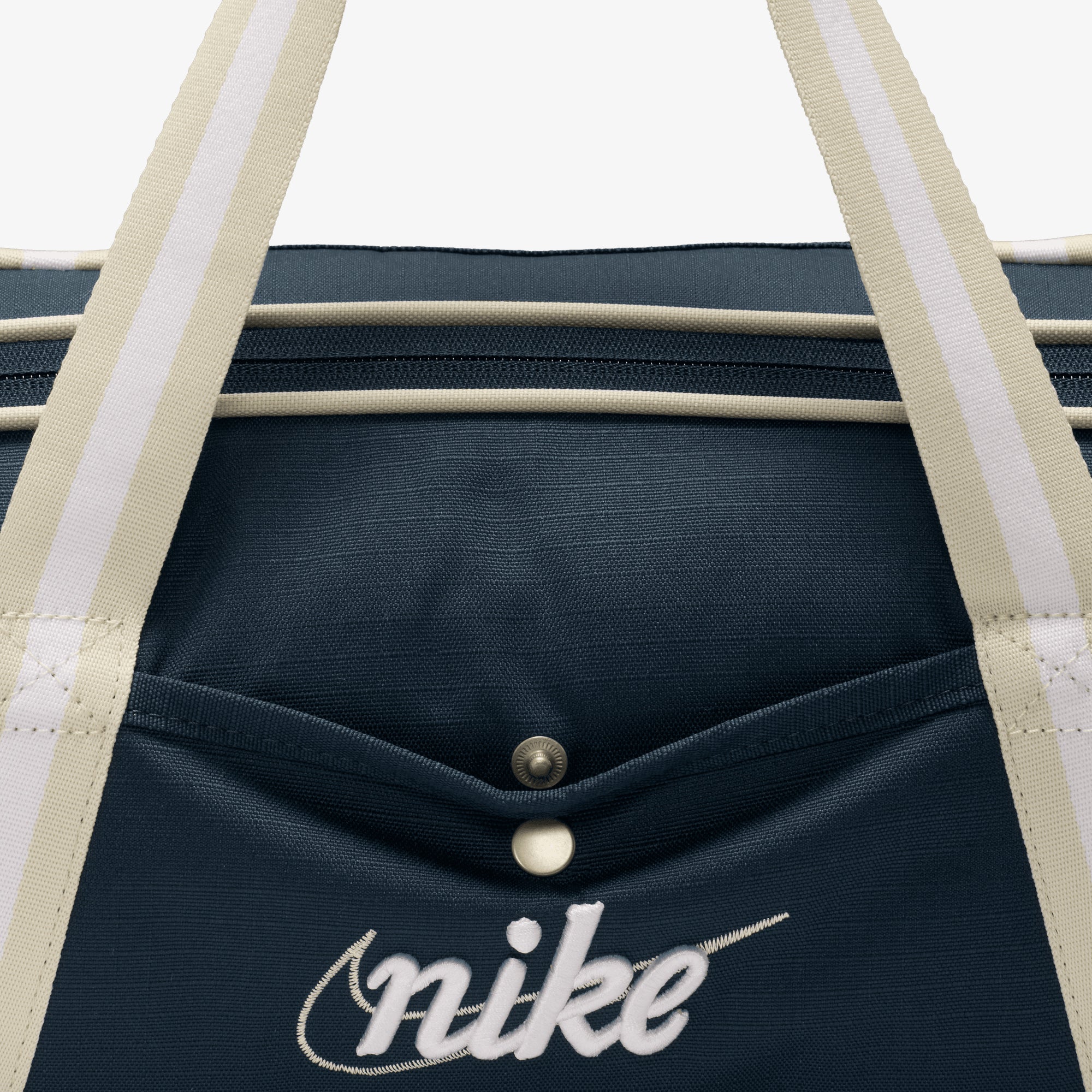 NIKE | HERITAGE RETRO DUFFEL BAG (13L) { ARMORY NAVY/SEA GLASS/SEA GLASS - Image 4