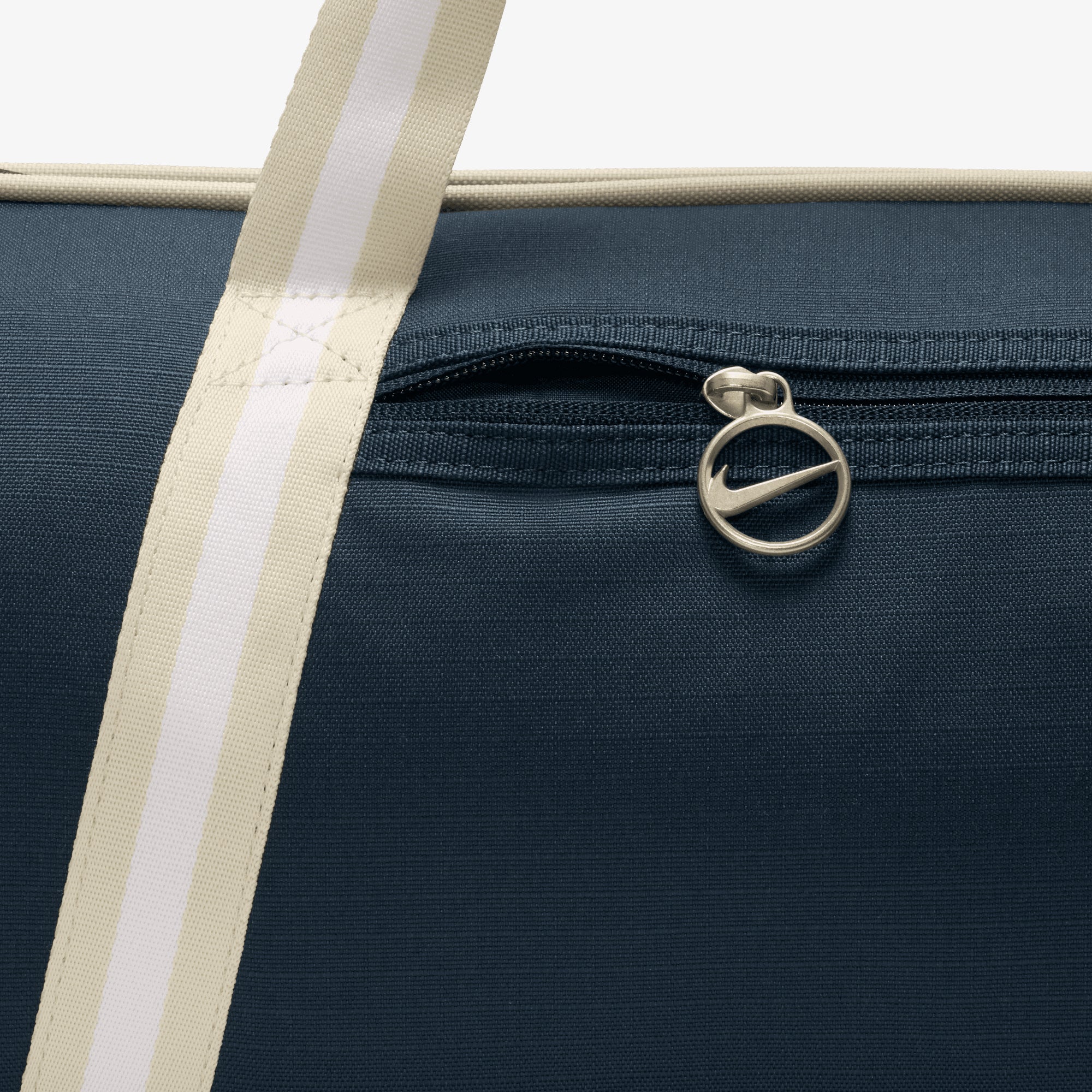 NIKE | HERITAGE RETRO DUFFEL BAG (13L) { ARMORY NAVY/SEA GLASS/SEA GLASS - Image 5