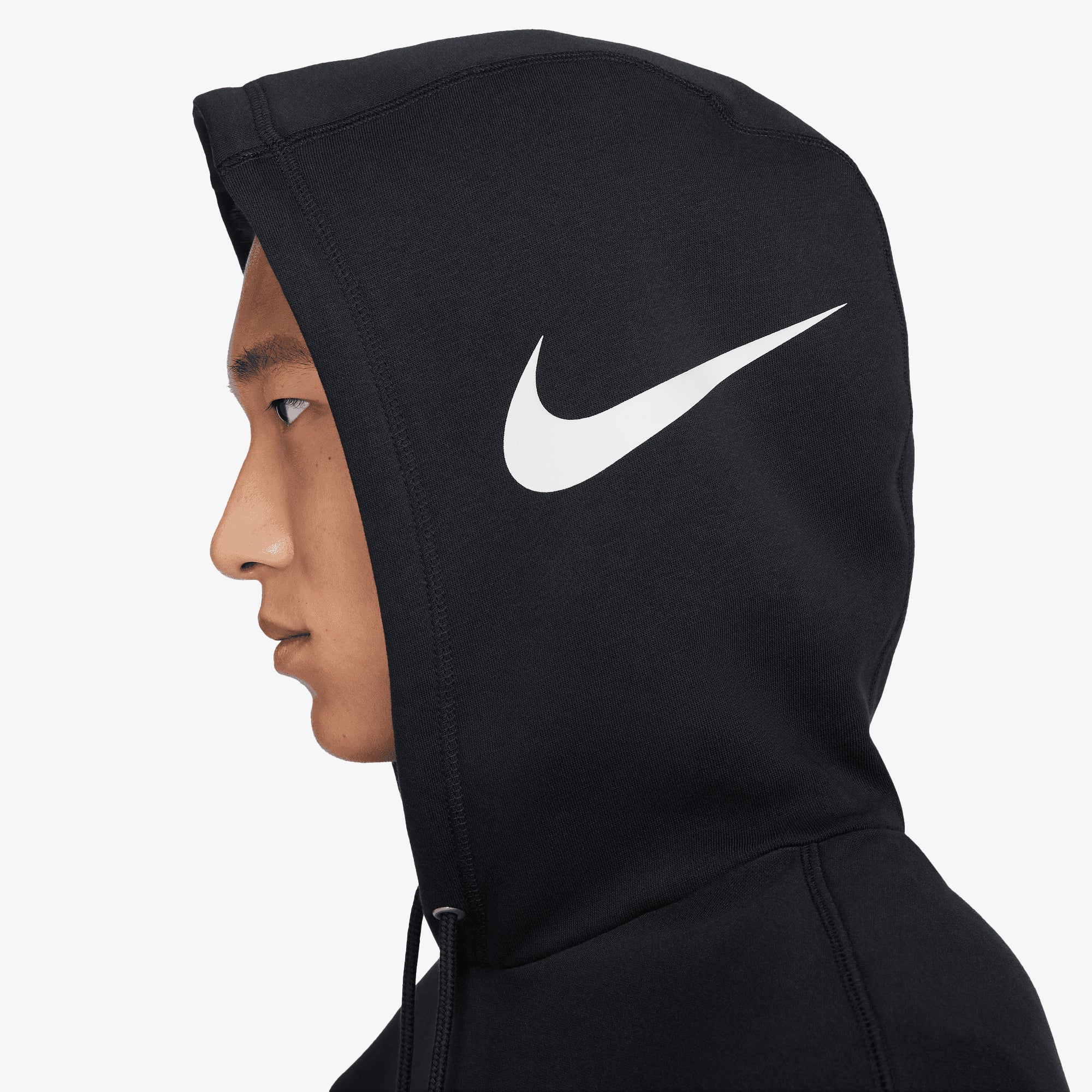 NIKE | JA MORANT JA CLUB FLEECE { BLACK/LIGHT SILVER - Image 4