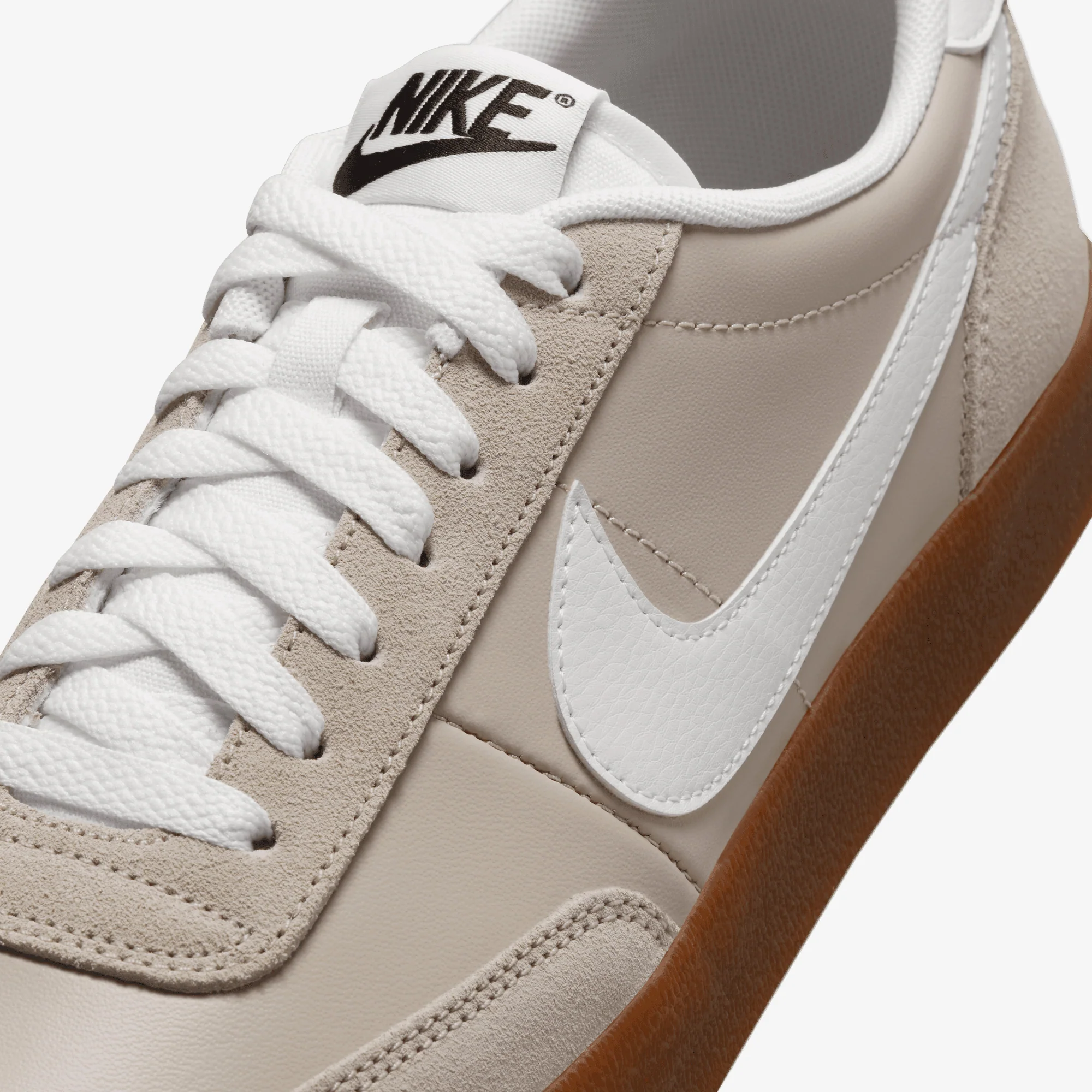 NIKE | KILLSHOT 2 LEATHER { CREAM II/WHITE-BLACK-GUM MED BROWN - Image 5