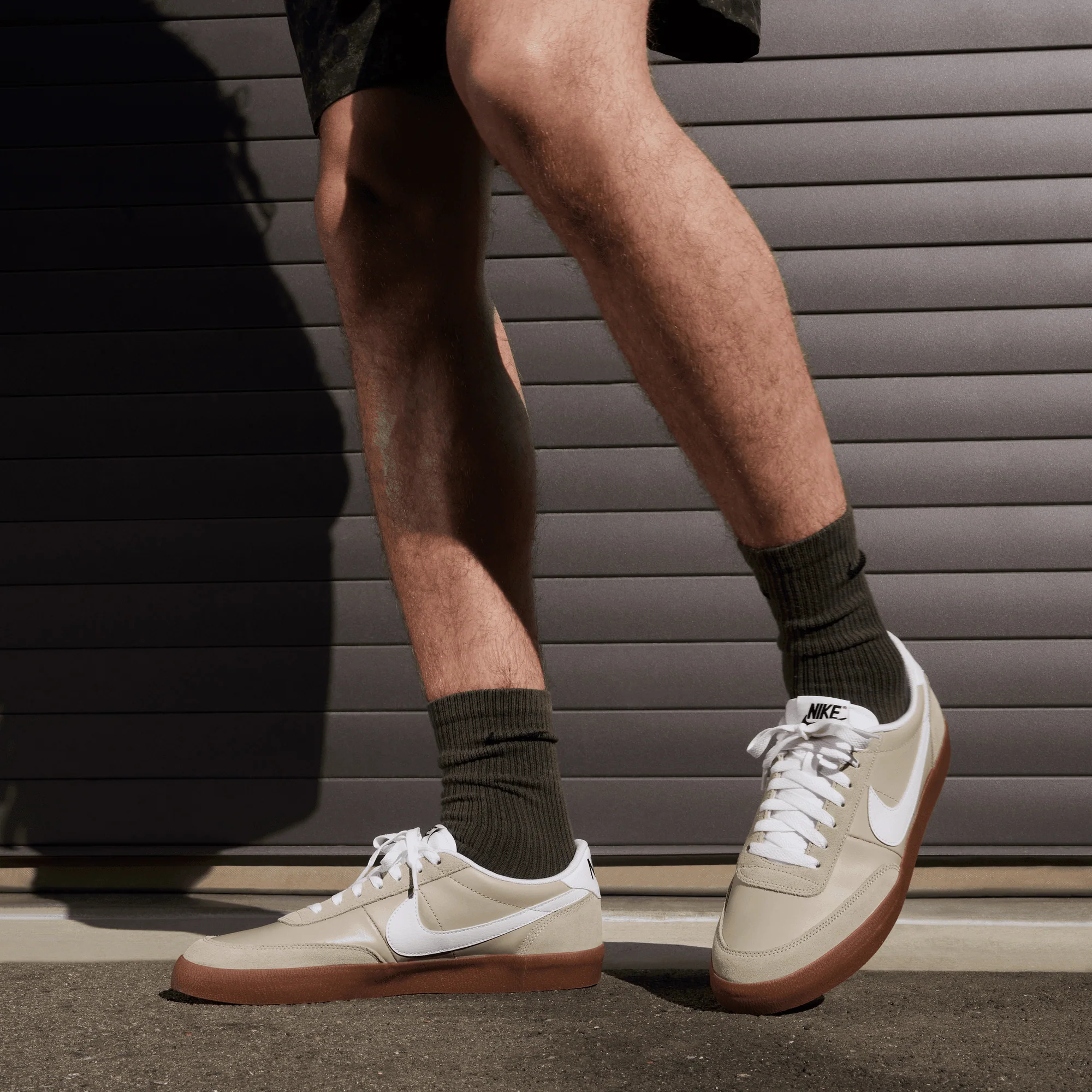 NIKE | KILLSHOT 2 LEATHER { CREAM II/WHITE-BLACK-GUM MED BROWN - Image 7