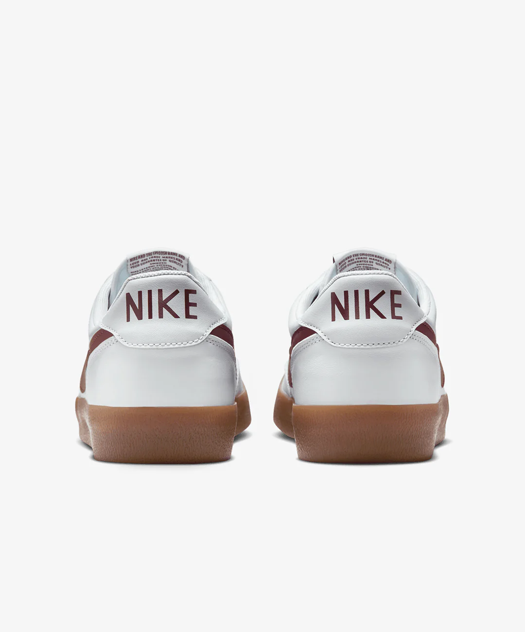 Nike | KILLSHOT 2 LEATHER { PURE PLATINUM/DARK TEAM RED - Image 4