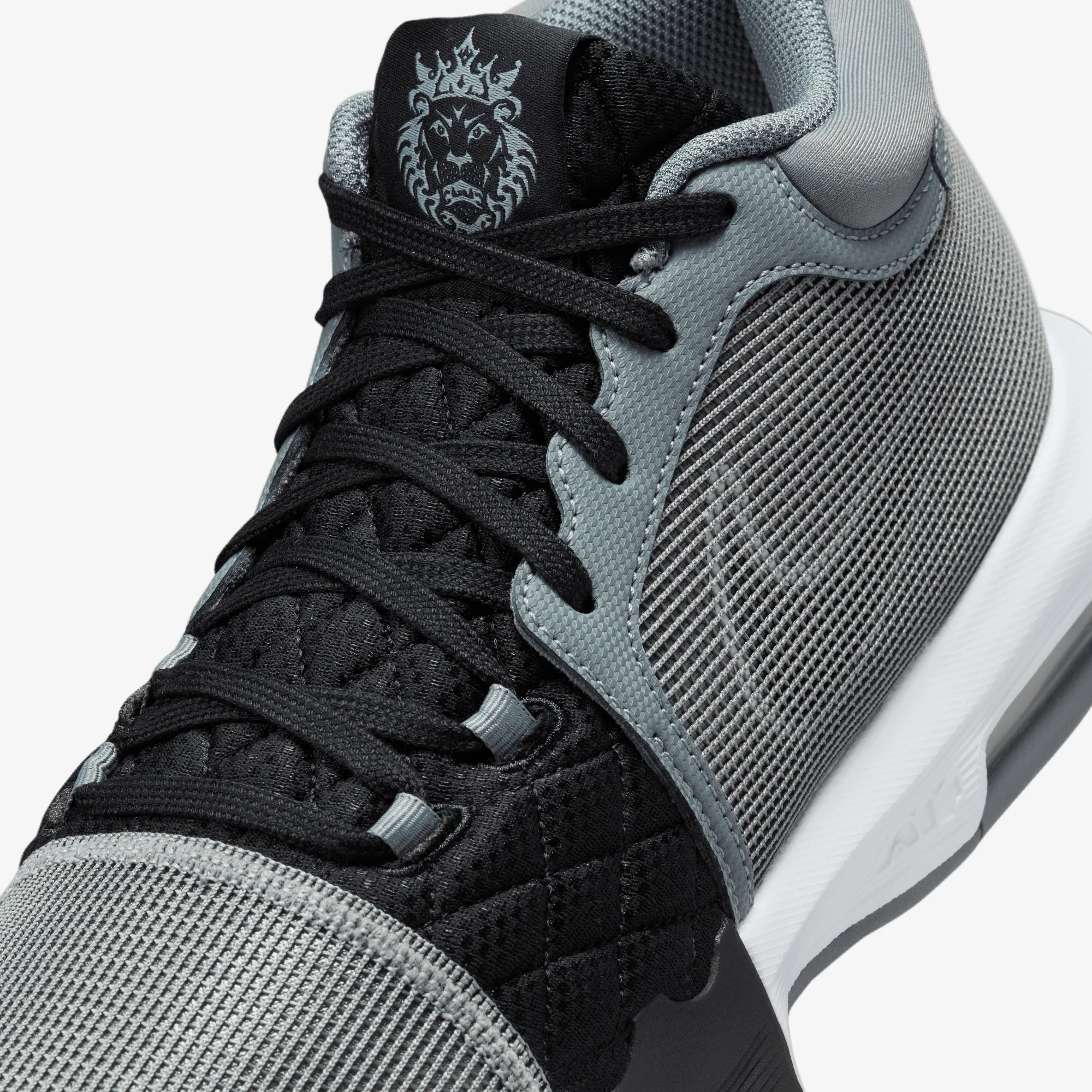 Nike | LEBRON WITNESS 8 EP { COOL GREY/WHITE-BLACK - Image 5