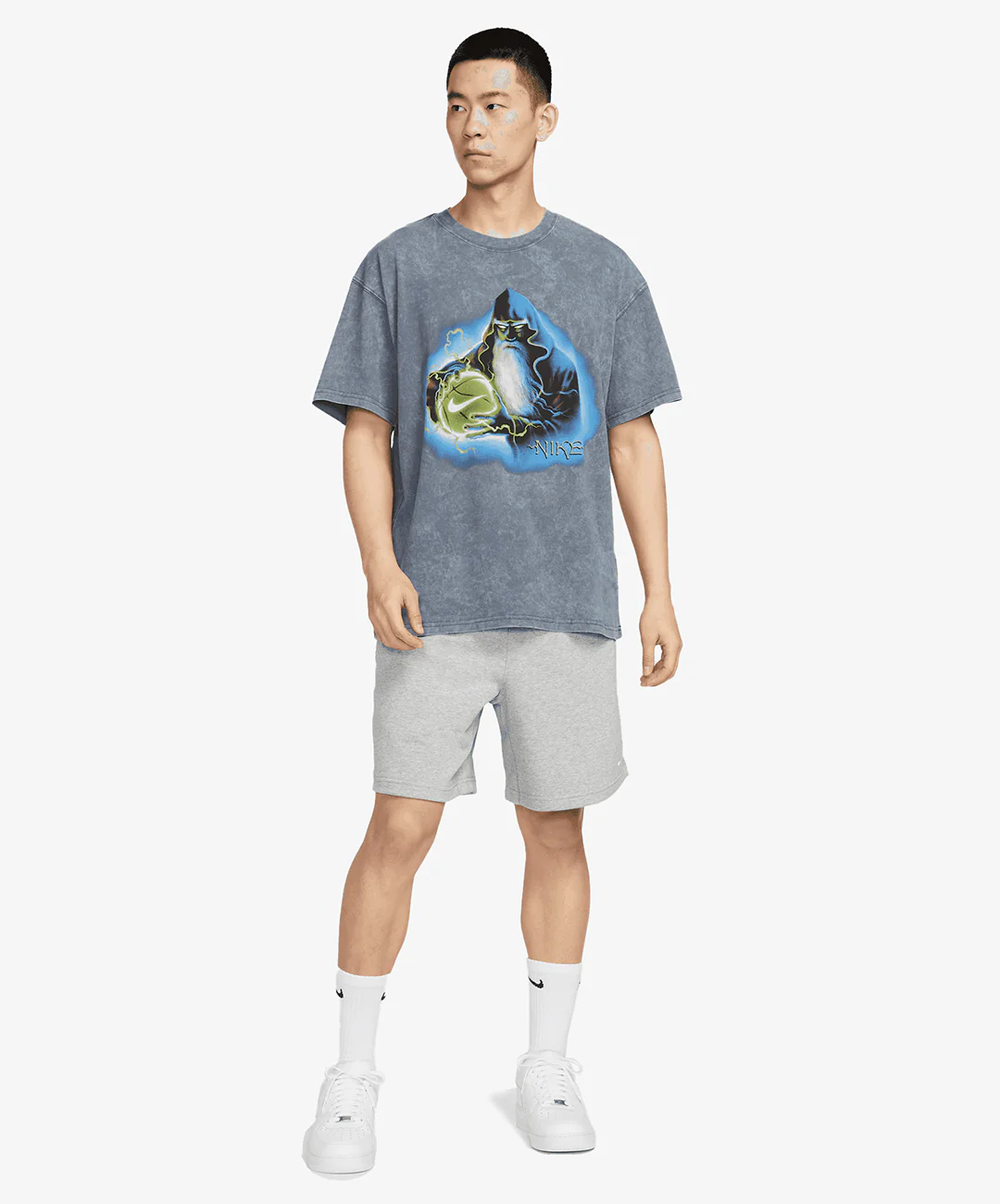 NIKE | M NK TEE M90 FANTASY { ANTHRACITE - Image 5