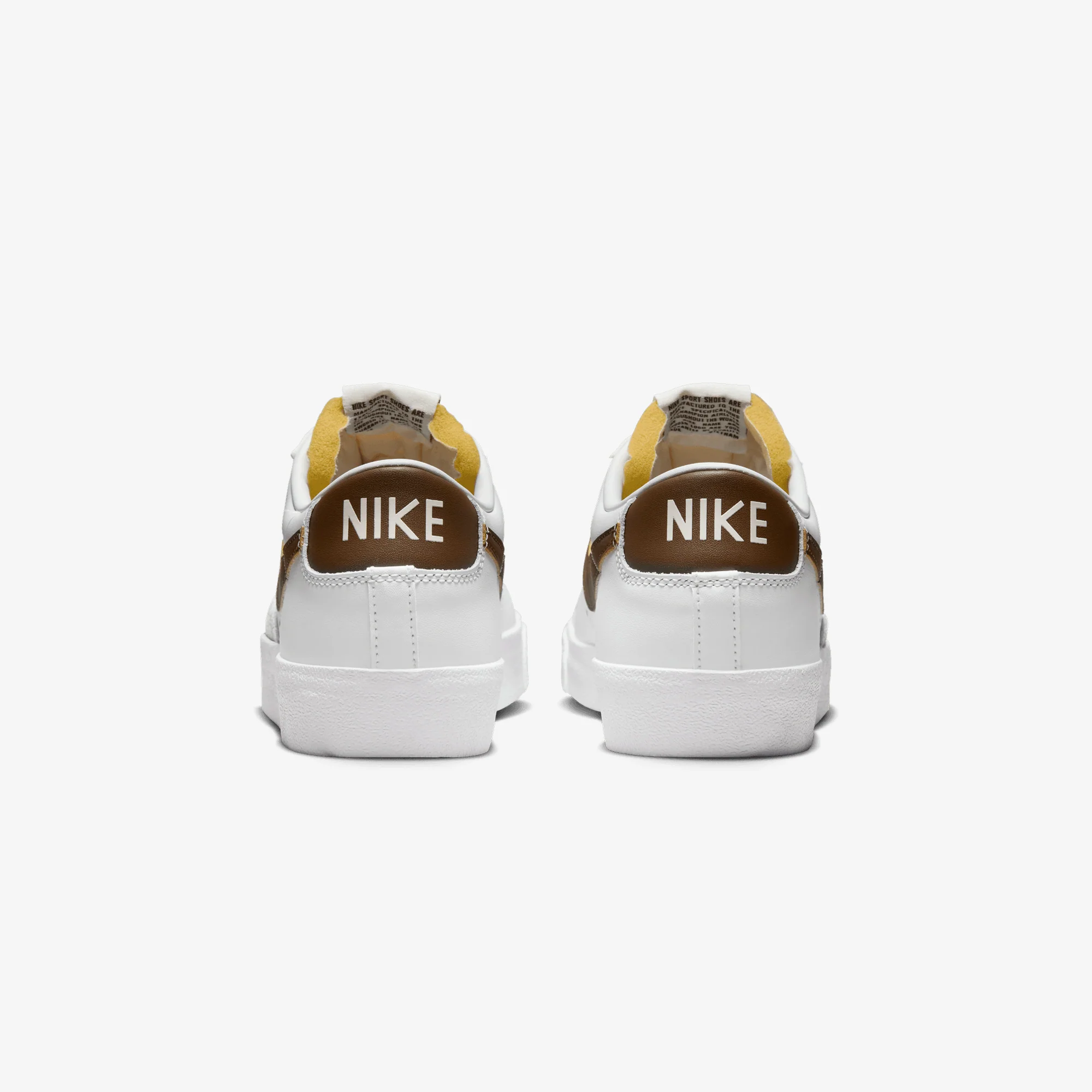 NIKE | NIKE BLAZER LOW '77 VINTAGE { SUMMIT WHITE/CACAO WOW-PHOTON DUST - Image 5