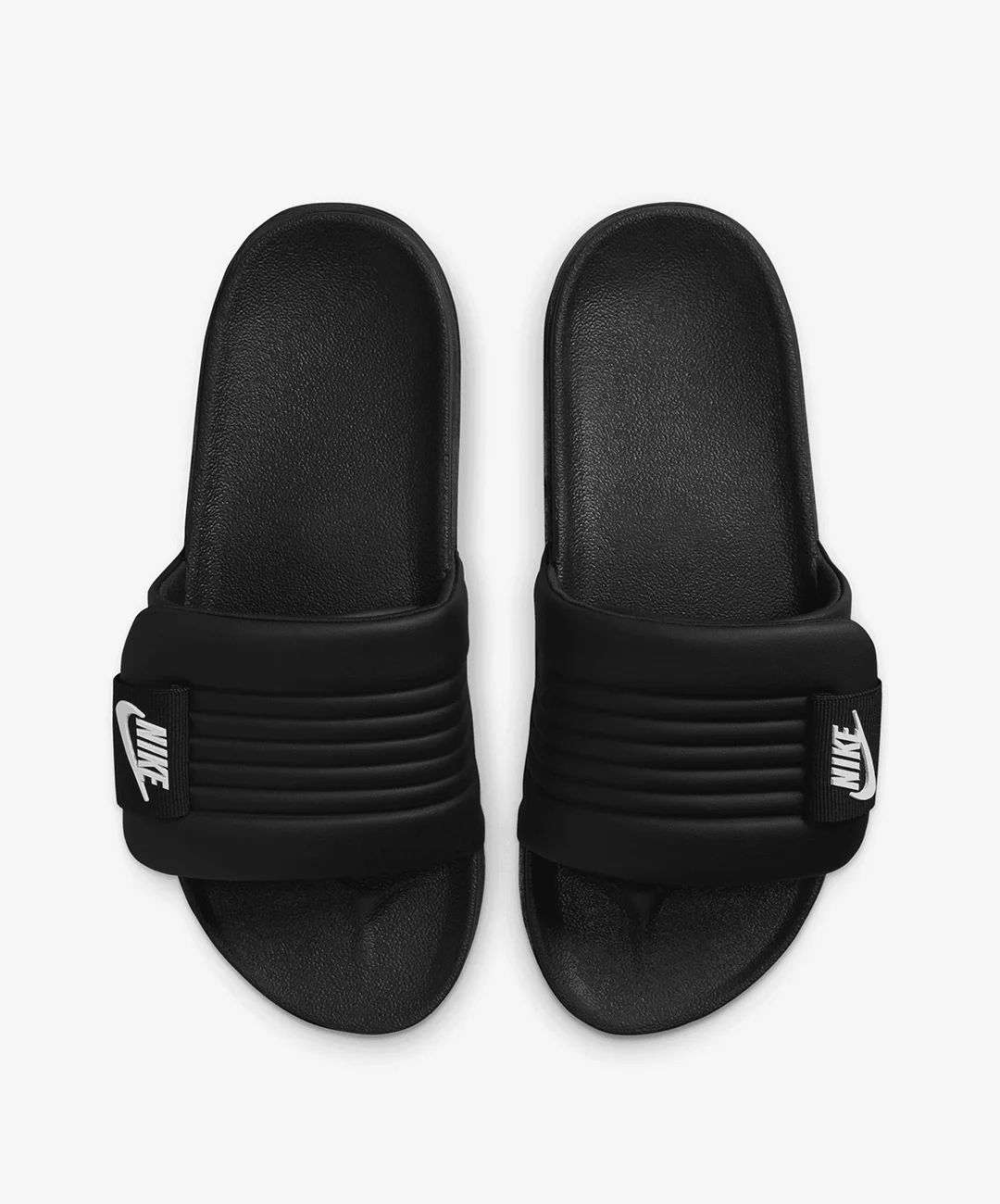 Nike | OFFCOURT ADJUST { BLACK/BLACK/WHITE - Image 2