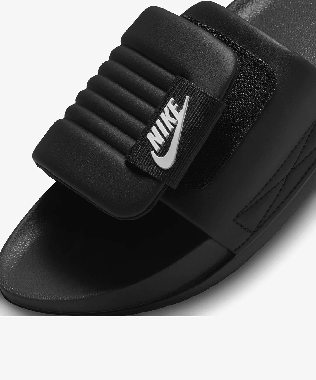 Nike | OFFCOURT ADJUST { BLACK/BLACK/WHITE - Image 4