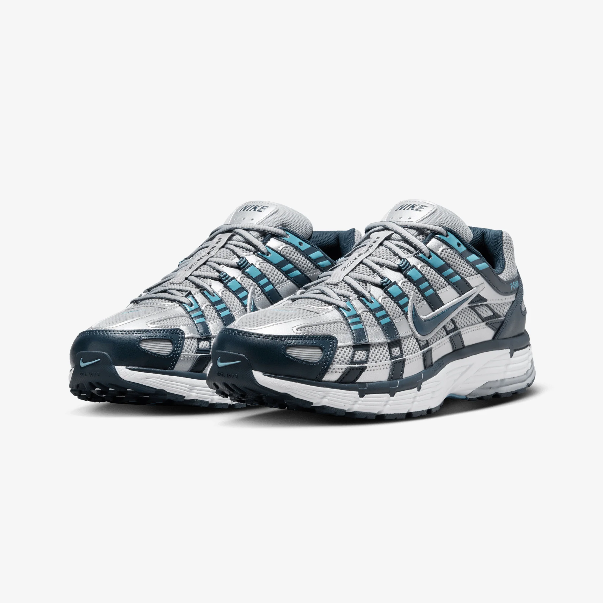 NIKE | P-6000 { ARMORY NAVY/METALLIC SILVER-FLT SILVER - Image 3