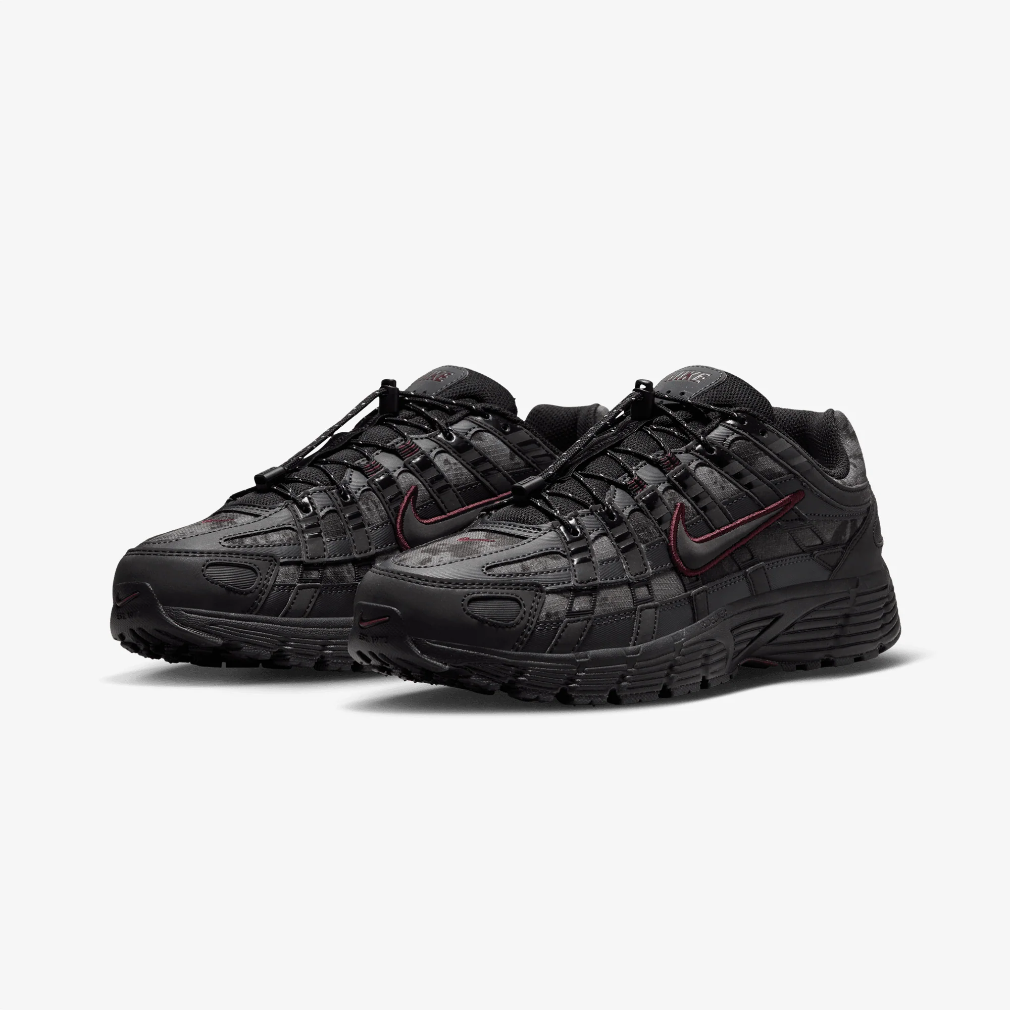 NIKE | P-6000 { BLACK/BURGUNDY CRUSH-MIDNIGHT NAVY-BLACK - Image 3