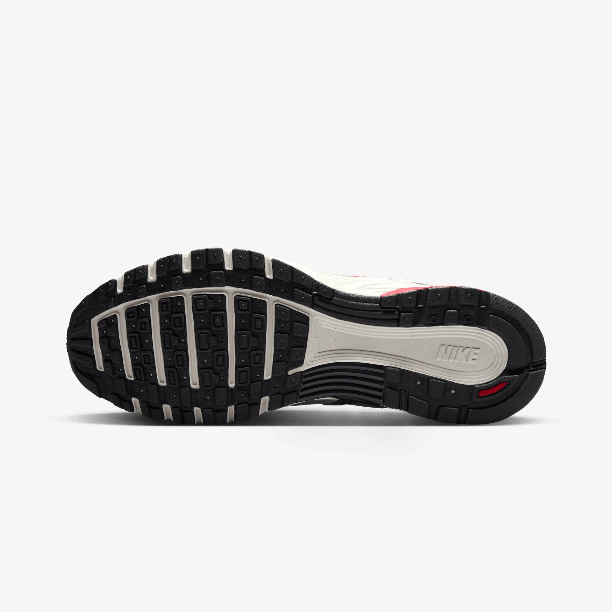 NIKE | P-6000 { COLLEGE GREY/FIRE RED-VAST GREY-PHANTOM - Image 7