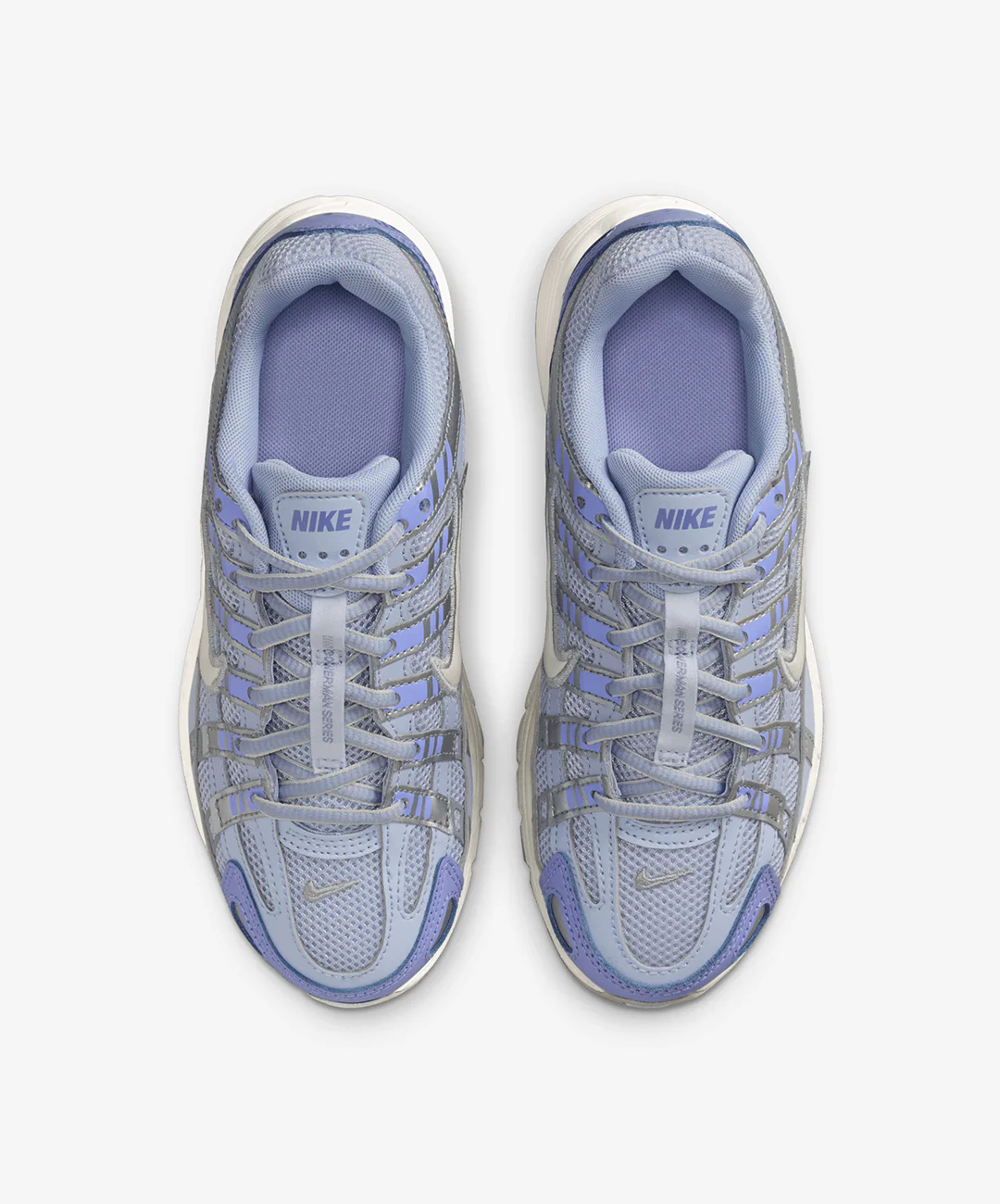 NIKE | P-6000 { GHOST/SAIL-LIGHT THISTLE-IRON PURPLE - Image 2