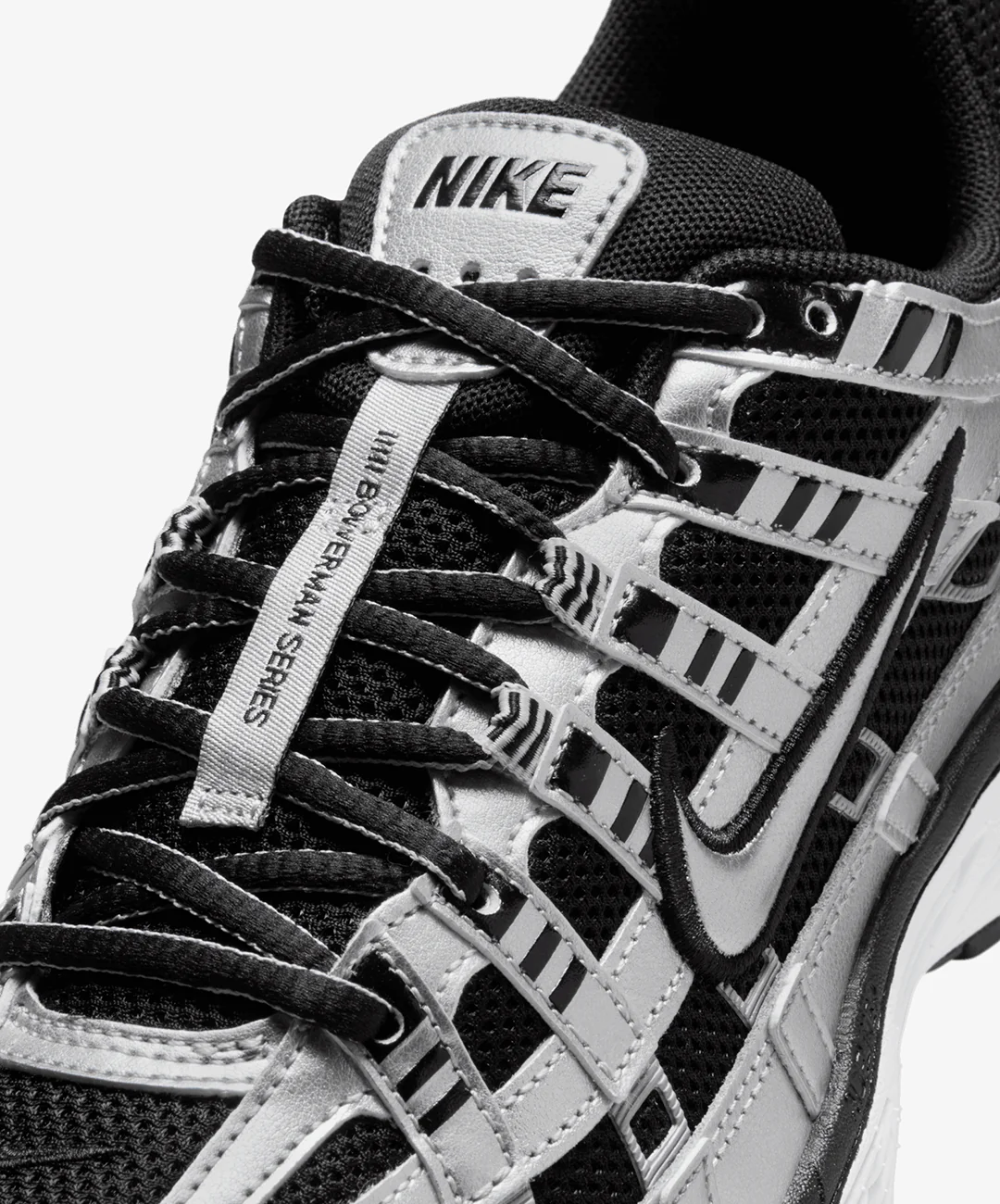 NIKE | P-6000 { METALLIC SILVER/METALLIC SILVER-BLACK - Image 5