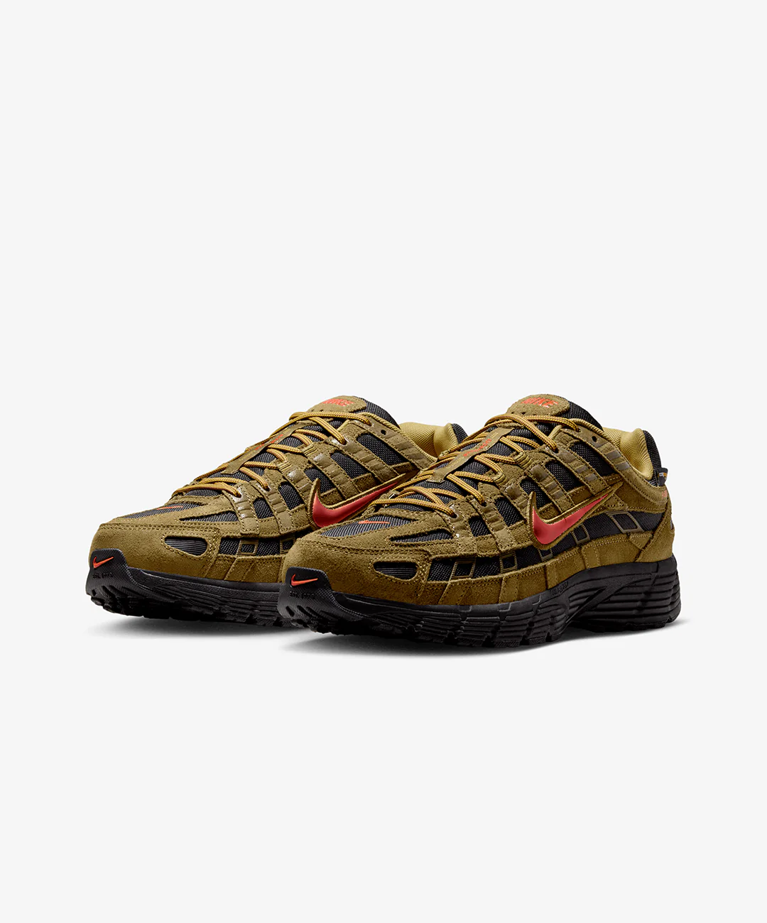 NIKE | P-6000 PREMIUM CORDURA® { OLIVE FLAK/PICANTE RED-BLACK - Image 3