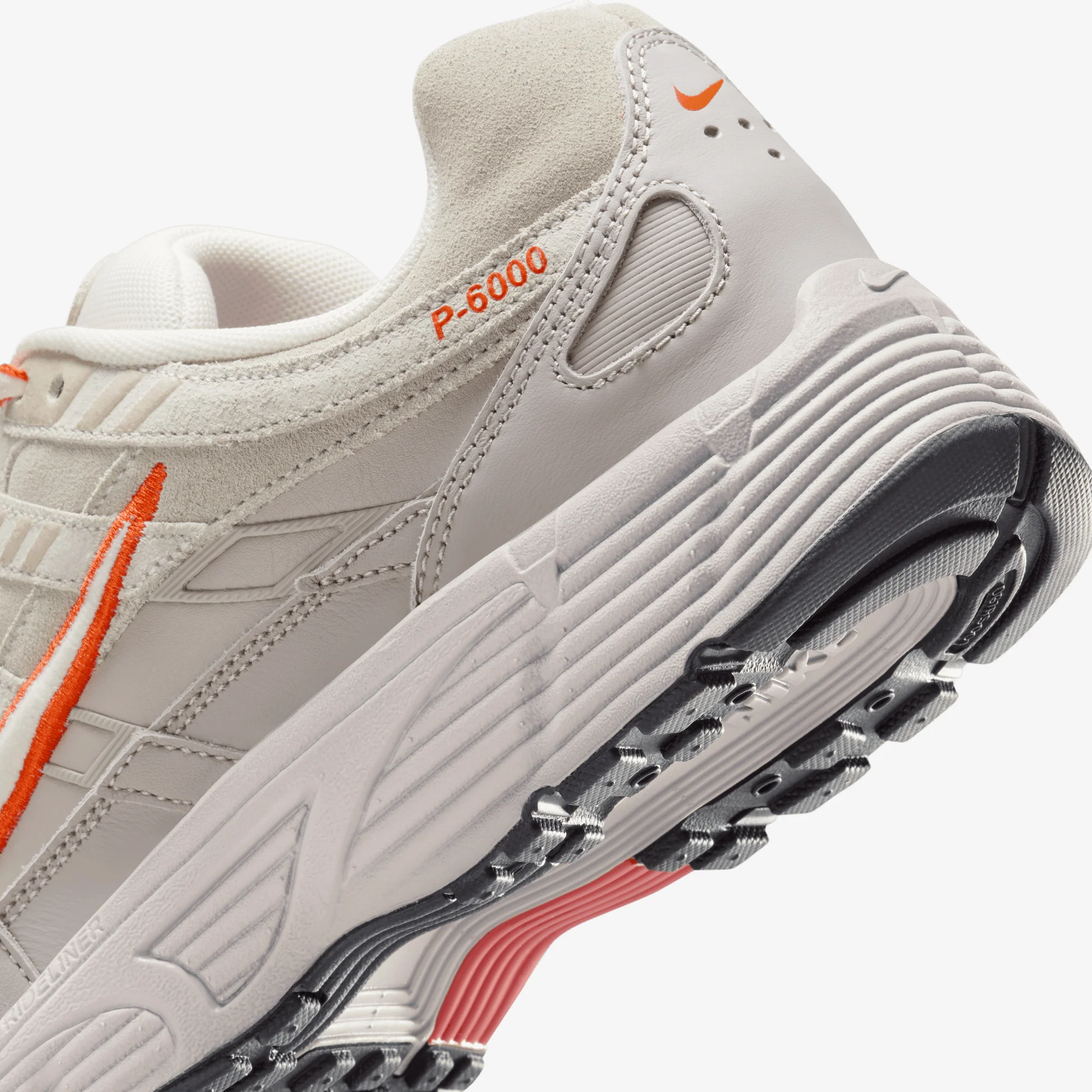 NIKE | P-6000 PRM { PHANTOM/PICANTE RED-COLLEGE GREY-BLACK - Image 6