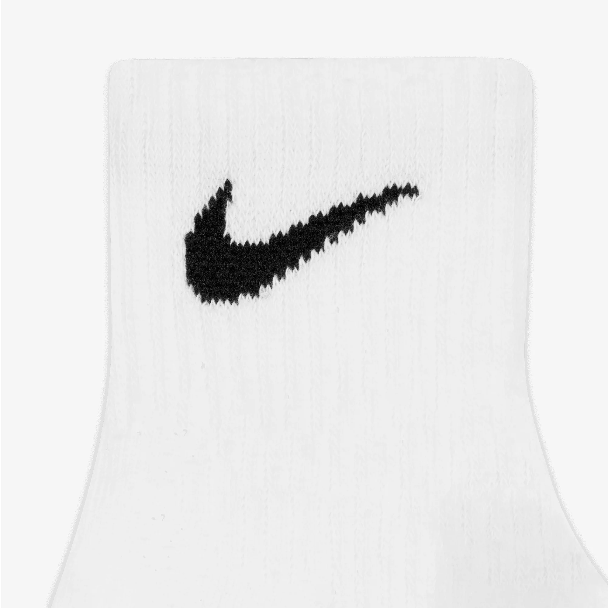 NIKE | PERFORMANCE LIGHTWEIGHT TRAINING ANKLE SOCKS (3 PAIRS) { WHITE/BLACK - Image 5