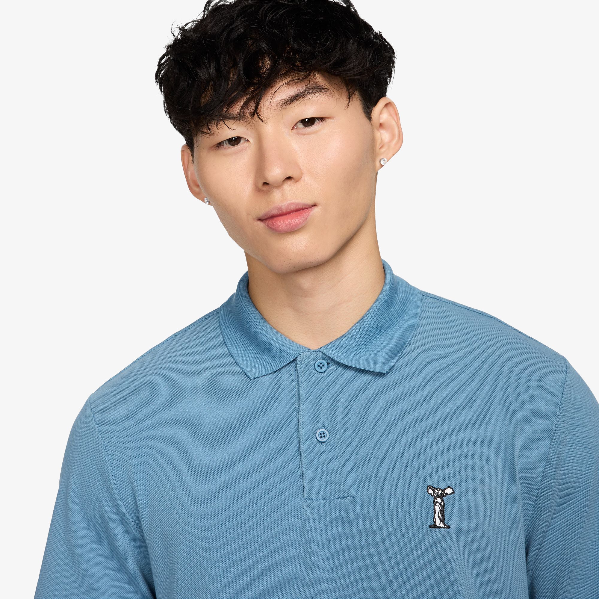 NIKE | POLO { AEGEAN STORM/BLACK/BLACK - Image 3