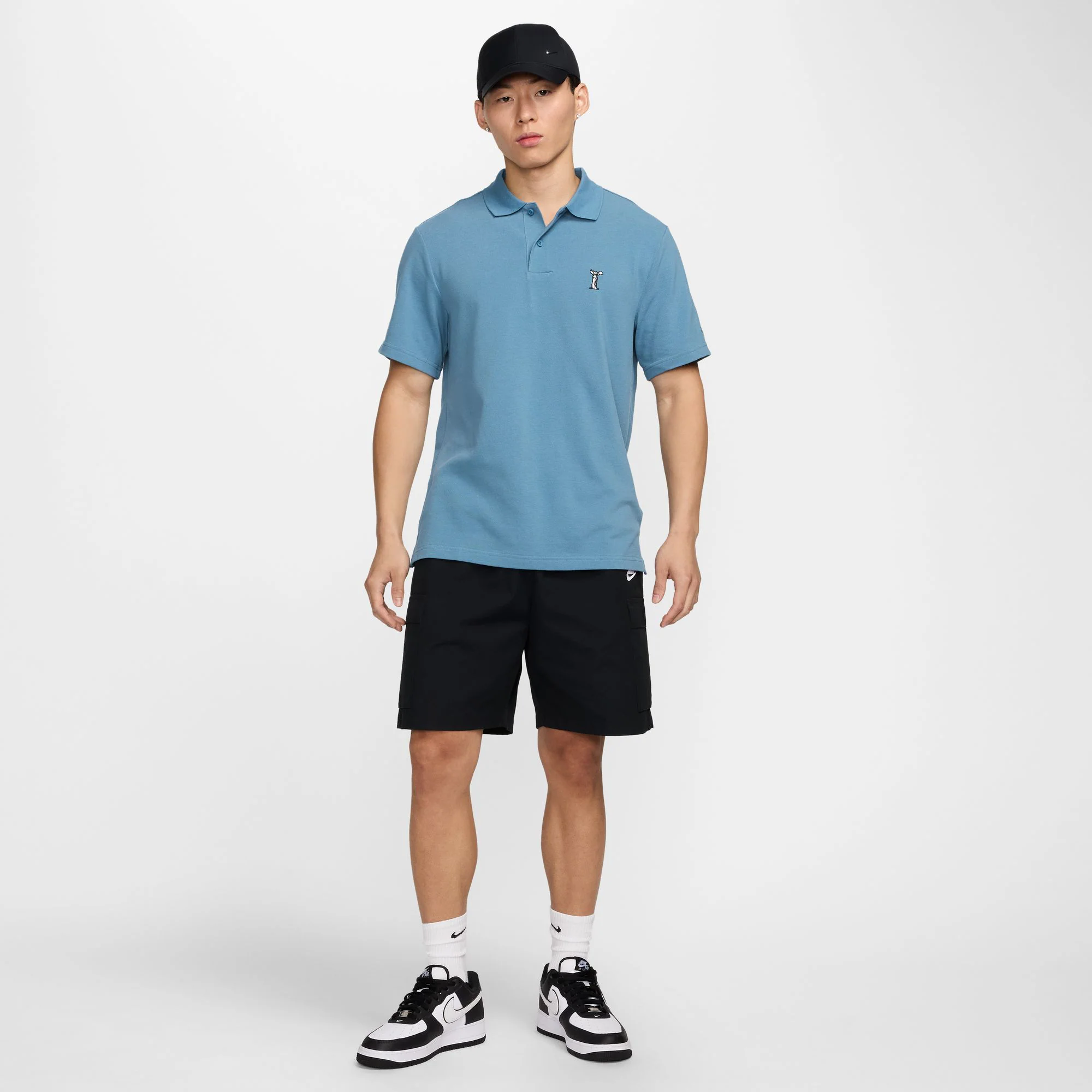 NIKE | POLO { AEGEAN STORM/BLACK/BLACK - Image 7