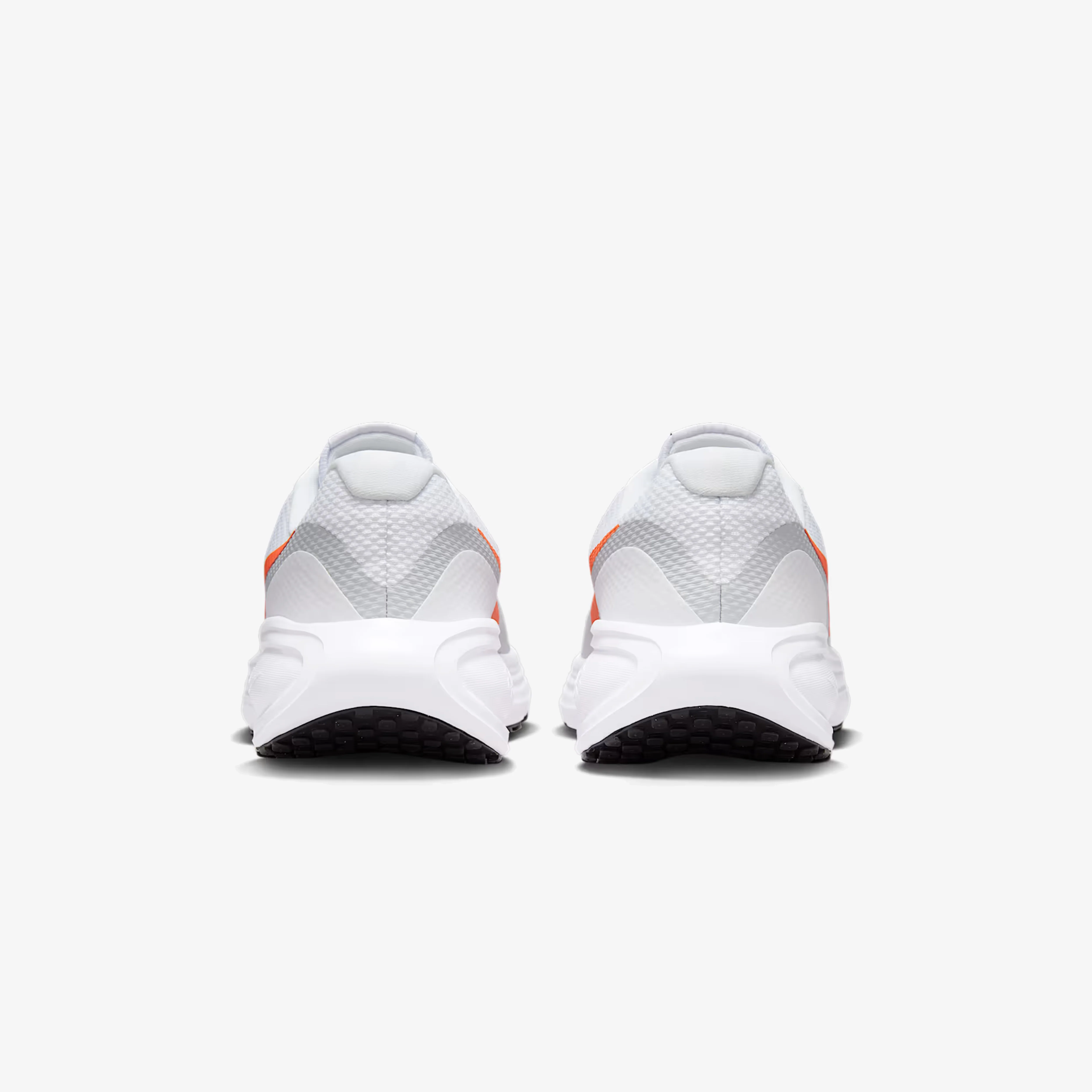 Nike | REVOLUTION 8 { WHITE/BRIGHT CRIMSON-PURE PLATINUM-BLACK - Image 3
