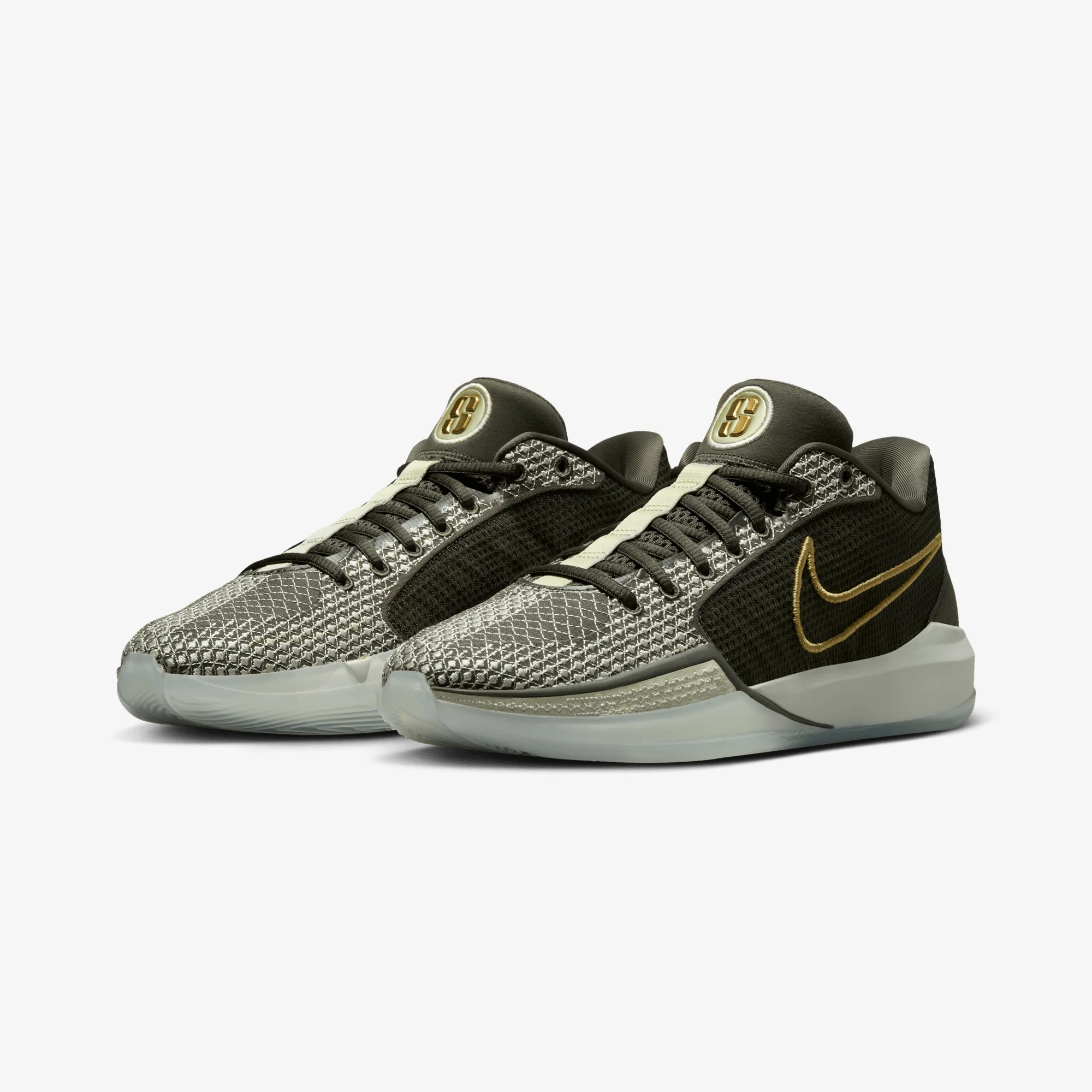 Nike | SABRINA 1 "DEDICATION" EP { CARGO KHAKI/METALLIC GOLD-OLIVE AURA - Image 3