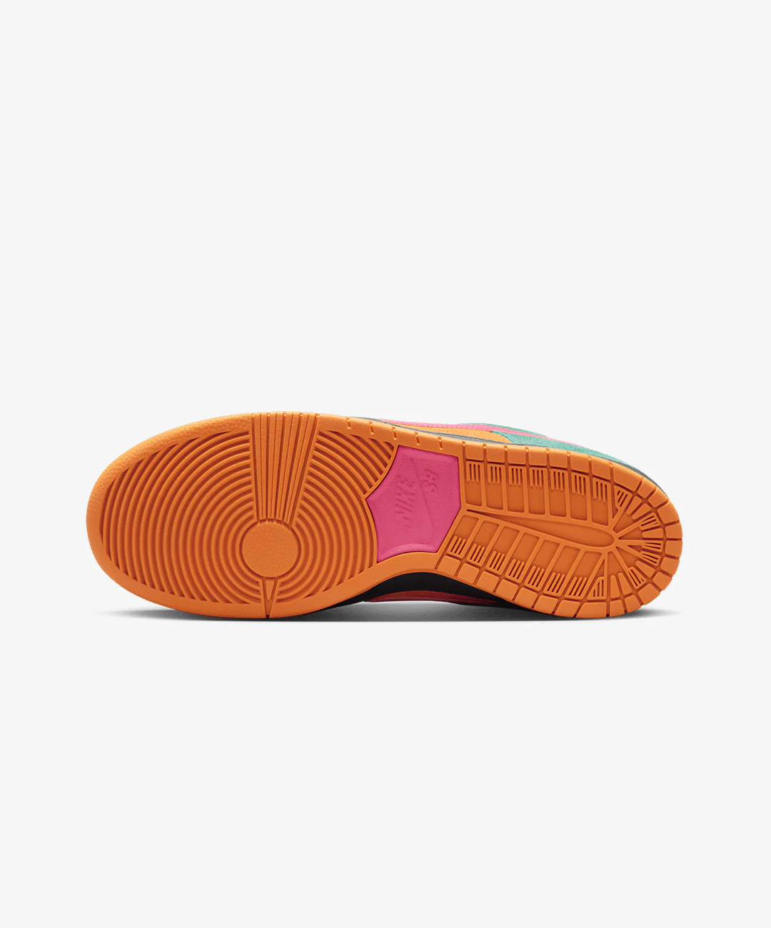 Nike | SB DUNK LOW PRO { GREEN NOISE/WATERMELON-LIGHT CURRY - Image 7