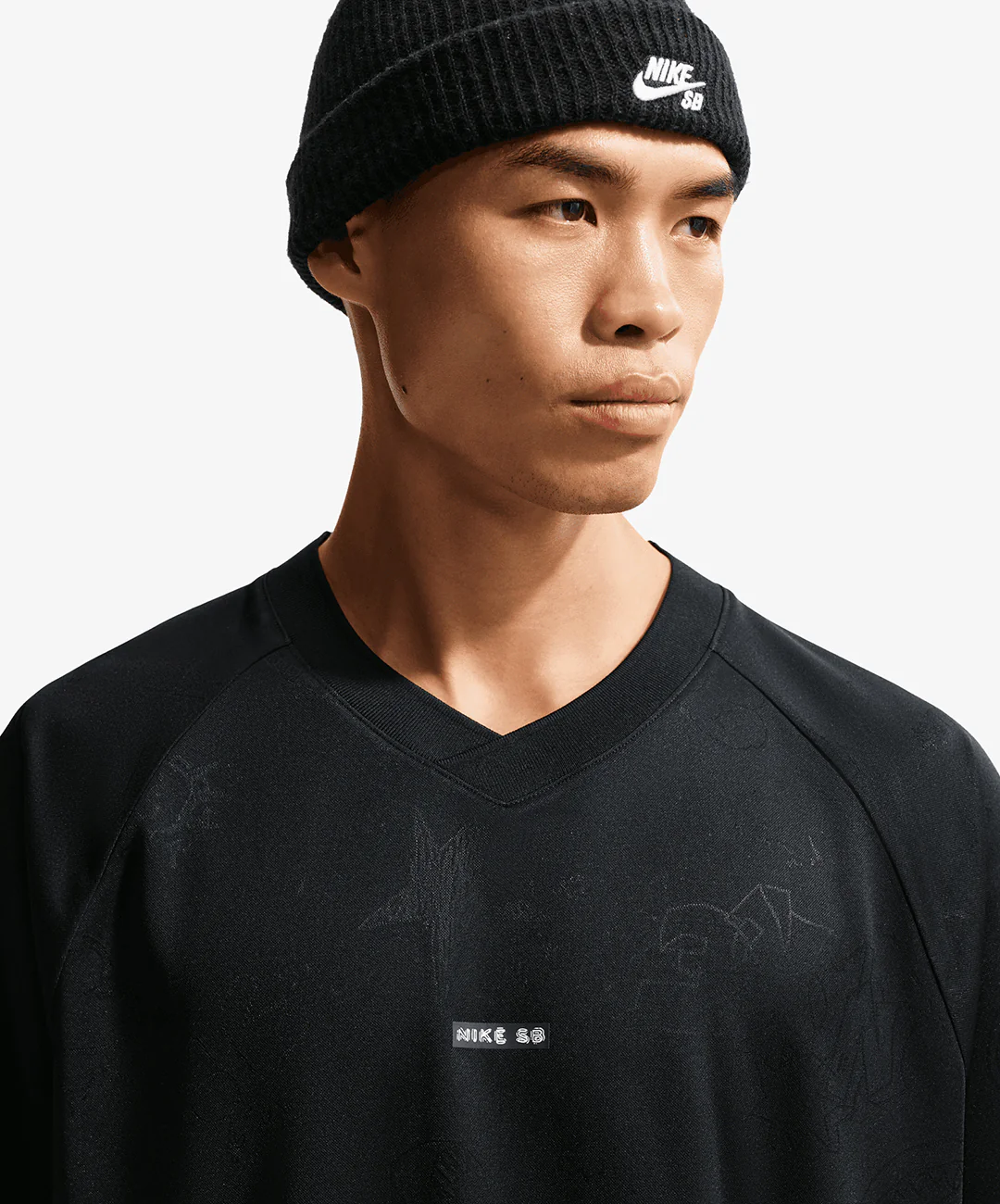 NIKE | SB JACQUARD JERSEY { BLACK - Image 2