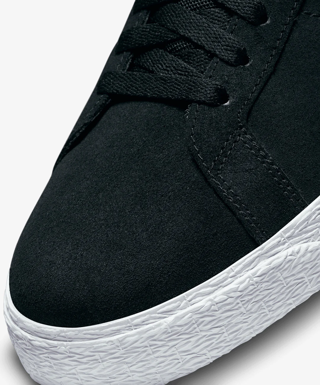 Nike | SB ZOOM BLAZER MID { BLACK/WHITE-WHITE-WHITE - Image 5