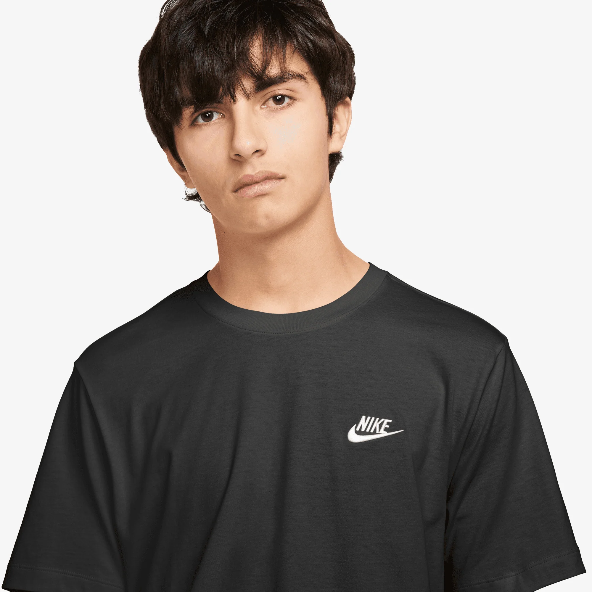 NIKE | SPORTSWEAR CLUB { BLACK/WHITE - Image 3