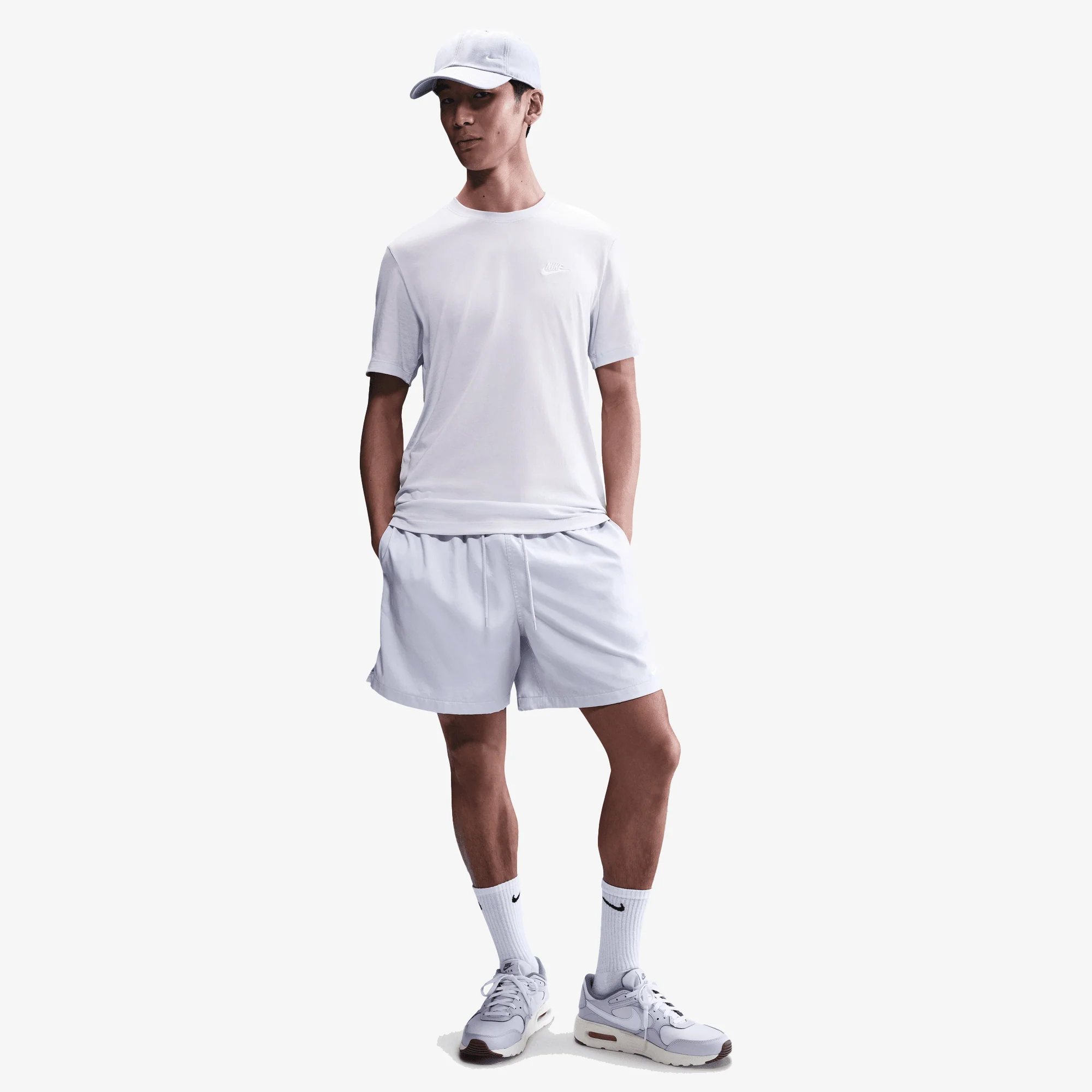 NIKE | SPORTSWEAR CLUB T-SHIRT { PURPLE - Image 4