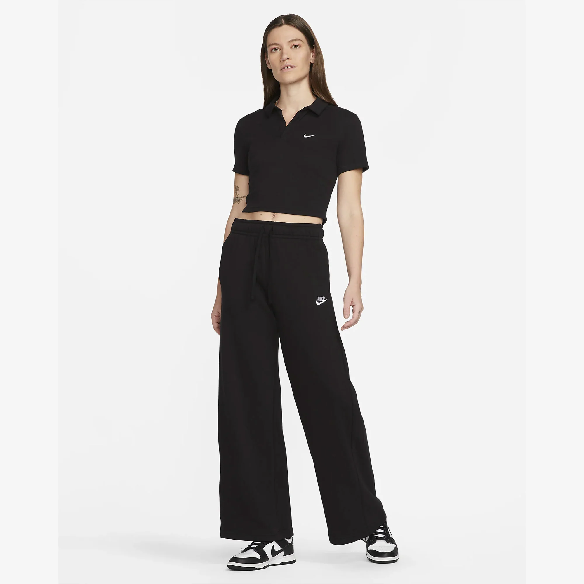 NIKE | SPORTSWEAR ESSENTIAL { BLACK/WHITE - Image 7