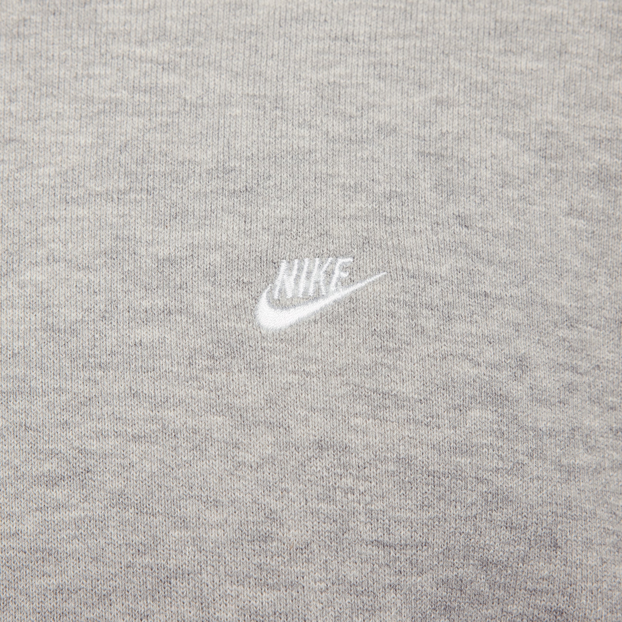 NIKE | SPORTSWEAR FRENCH TERRY SHORT-SLEEVE TOP { DK GREY HEATHER/WHITE - Image 4