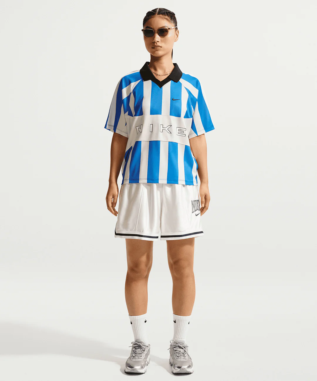 NIKE | SPORTSWEAR { LT PHOTO BLUE/CHALK/LT PHOTO BLUE/BLACK - Image 4