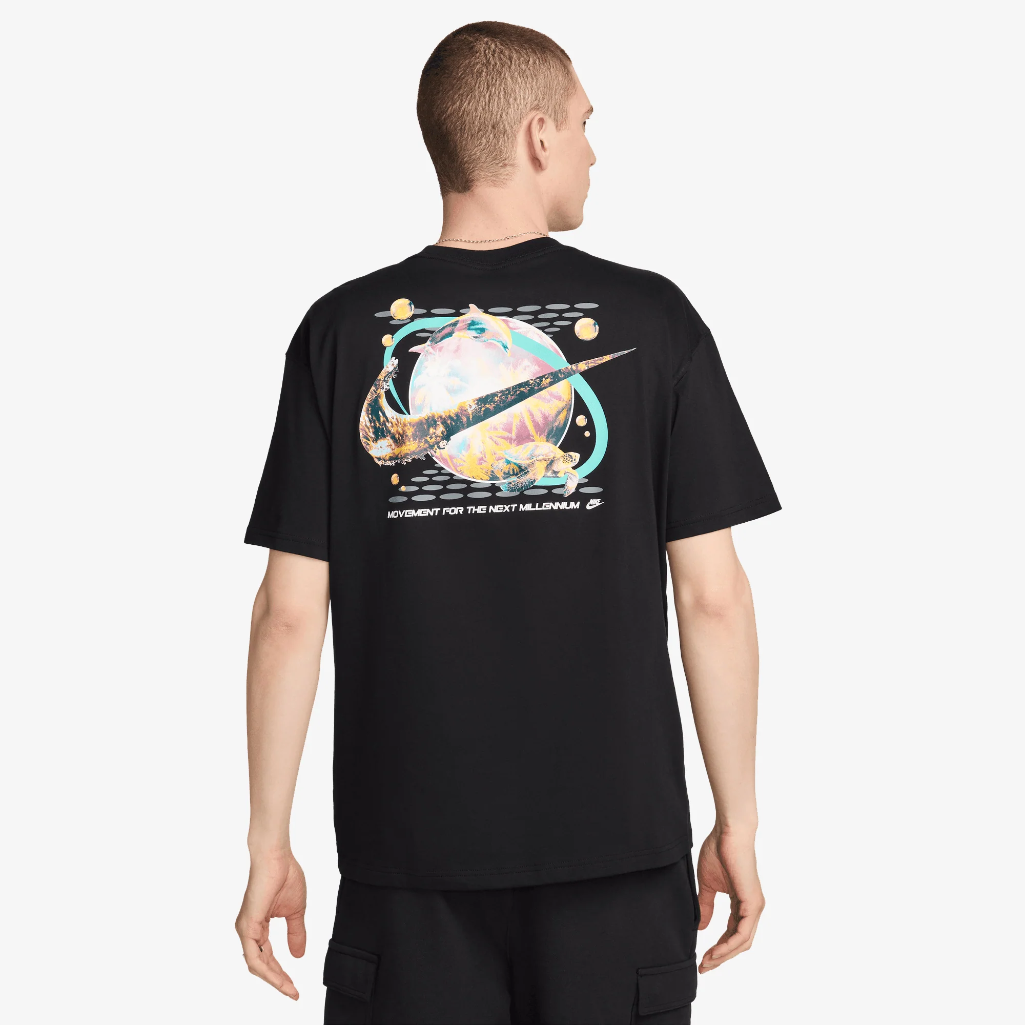 NIKE | SPORTSWEAR MAX90 T-SHIRT { BLACK - Image 2