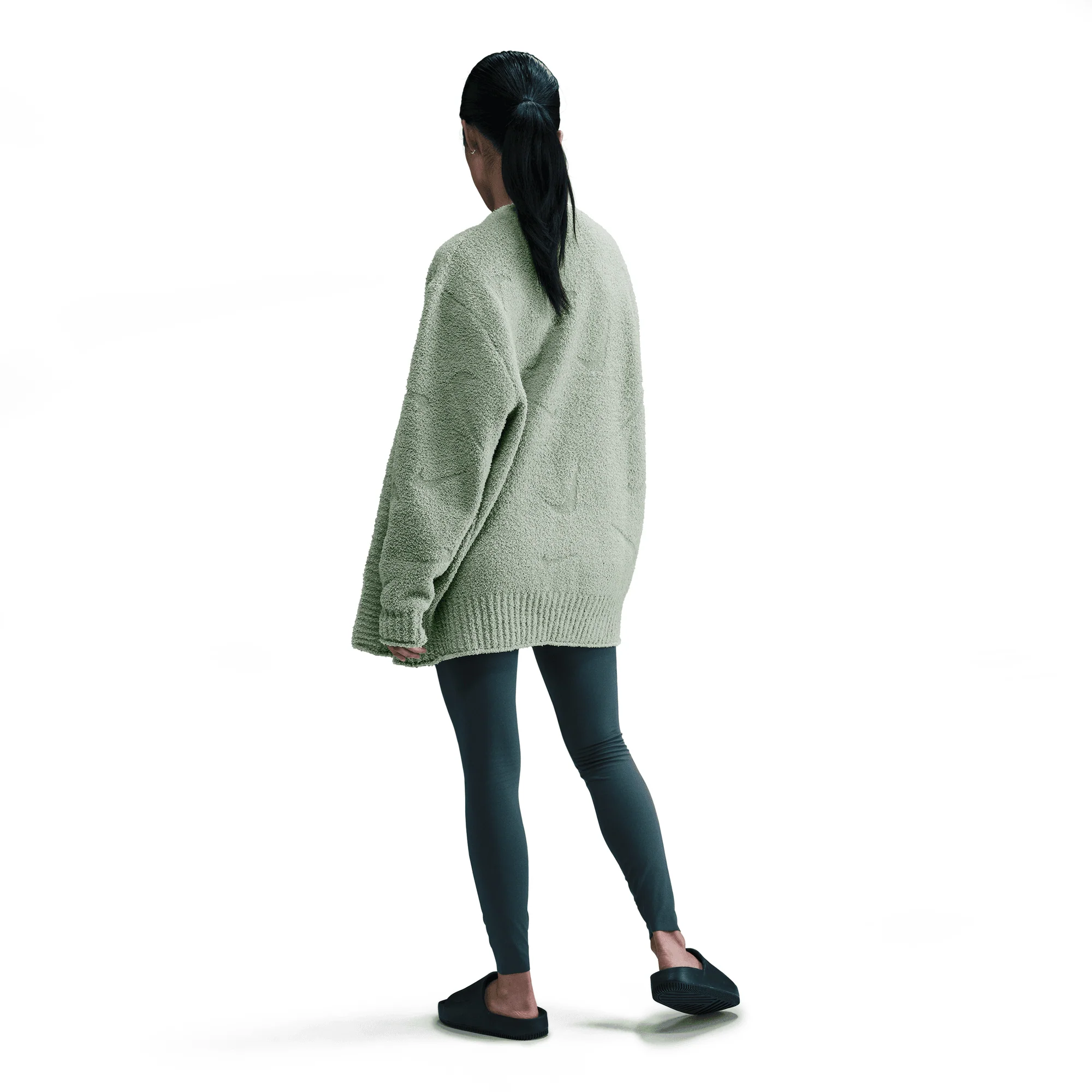 NIKE | SPORTSWEAR PHOENIX COZY BOUCLE { GREEN - Image 6