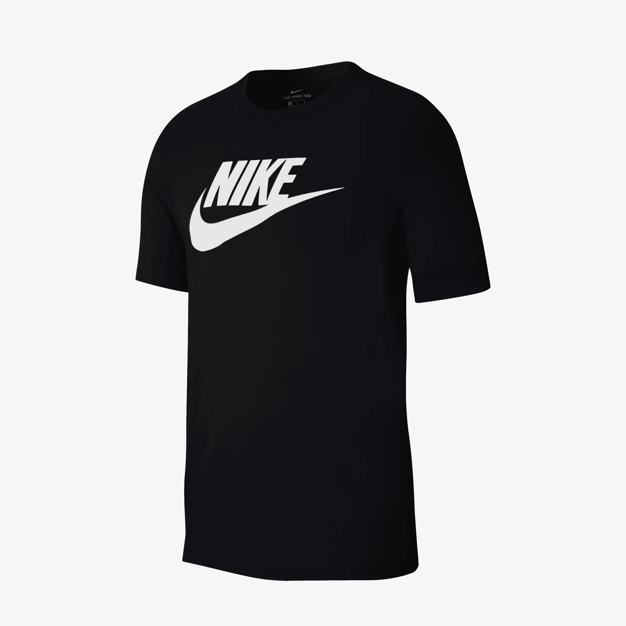 NIKE | SPORTSWEAR T-SHIRT { BLACK/WHITE - Image 3
