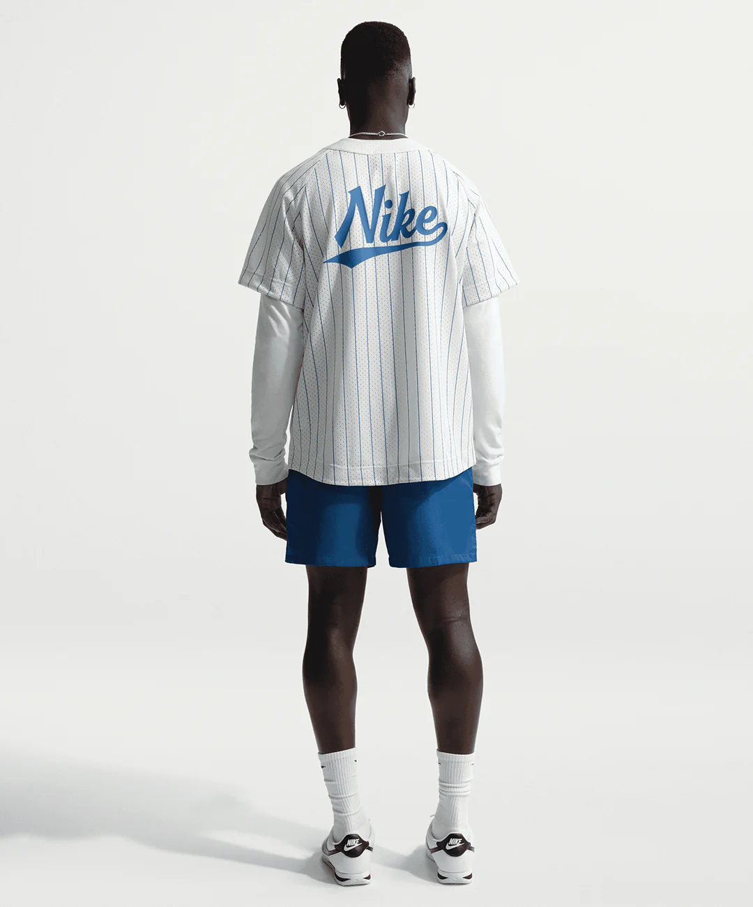 Nike | SPORTWEAR CLUB { PHOTON DUST/COURT BLUE - Image 4