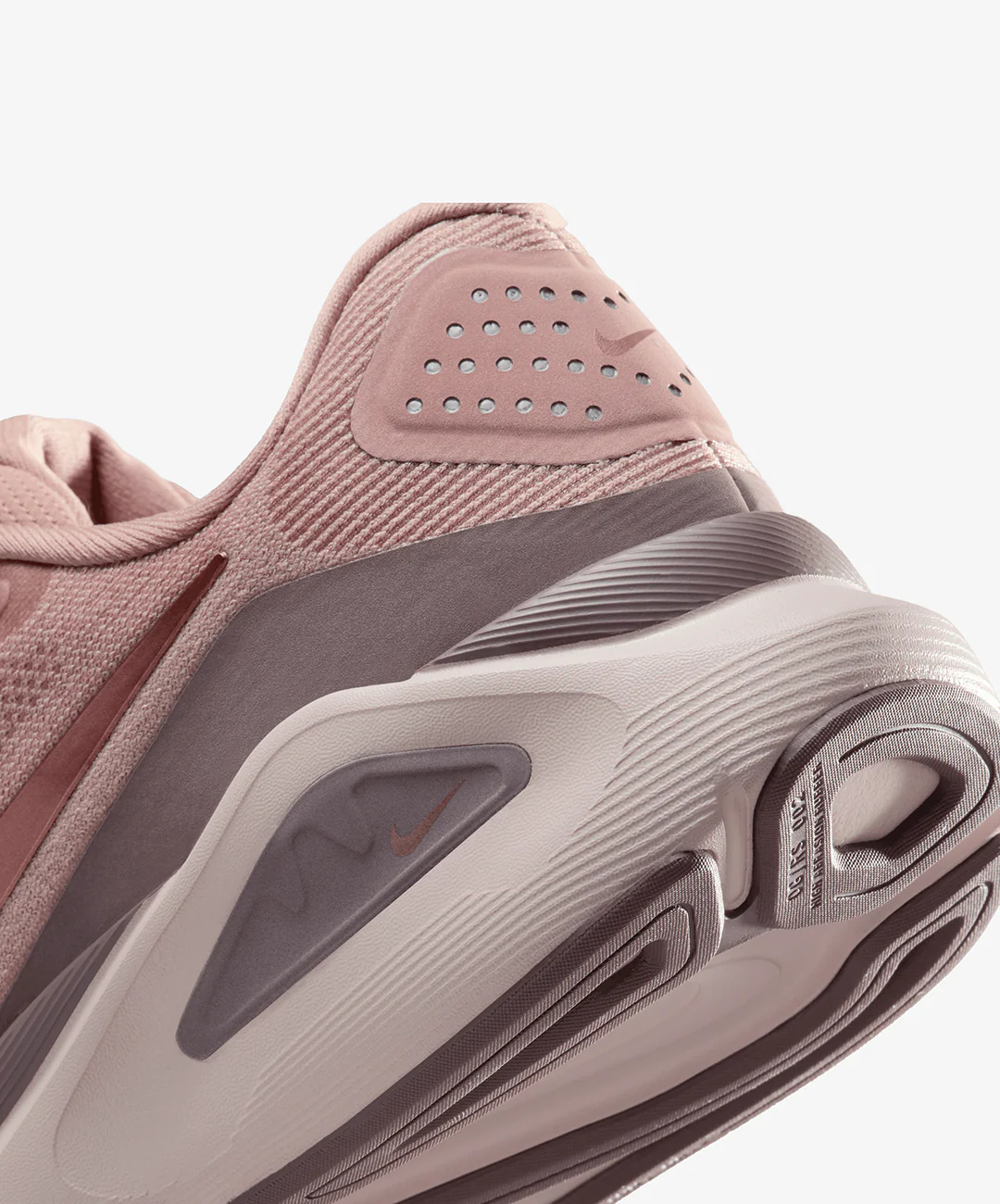 NIKE | STRUCTURE 26 { PARTICLE PINK/MTLC ROSE GOLD-TAUPE GREY - Image 5