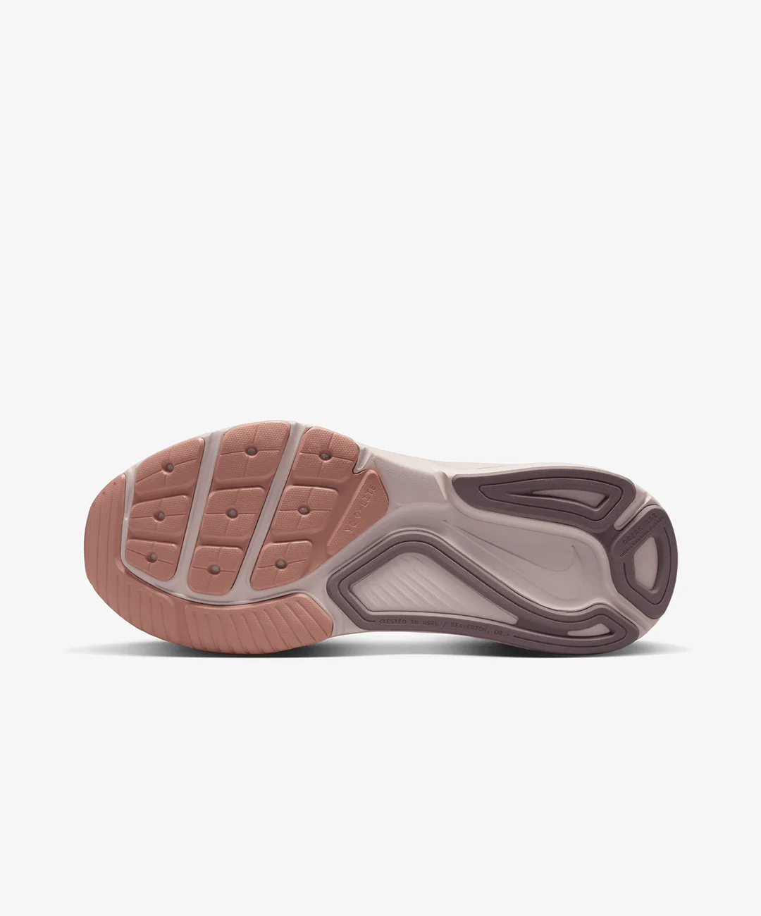 NIKE | STRUCTURE 26 { PARTICLE PINK/MTLC ROSE GOLD-TAUPE GREY - Image 6