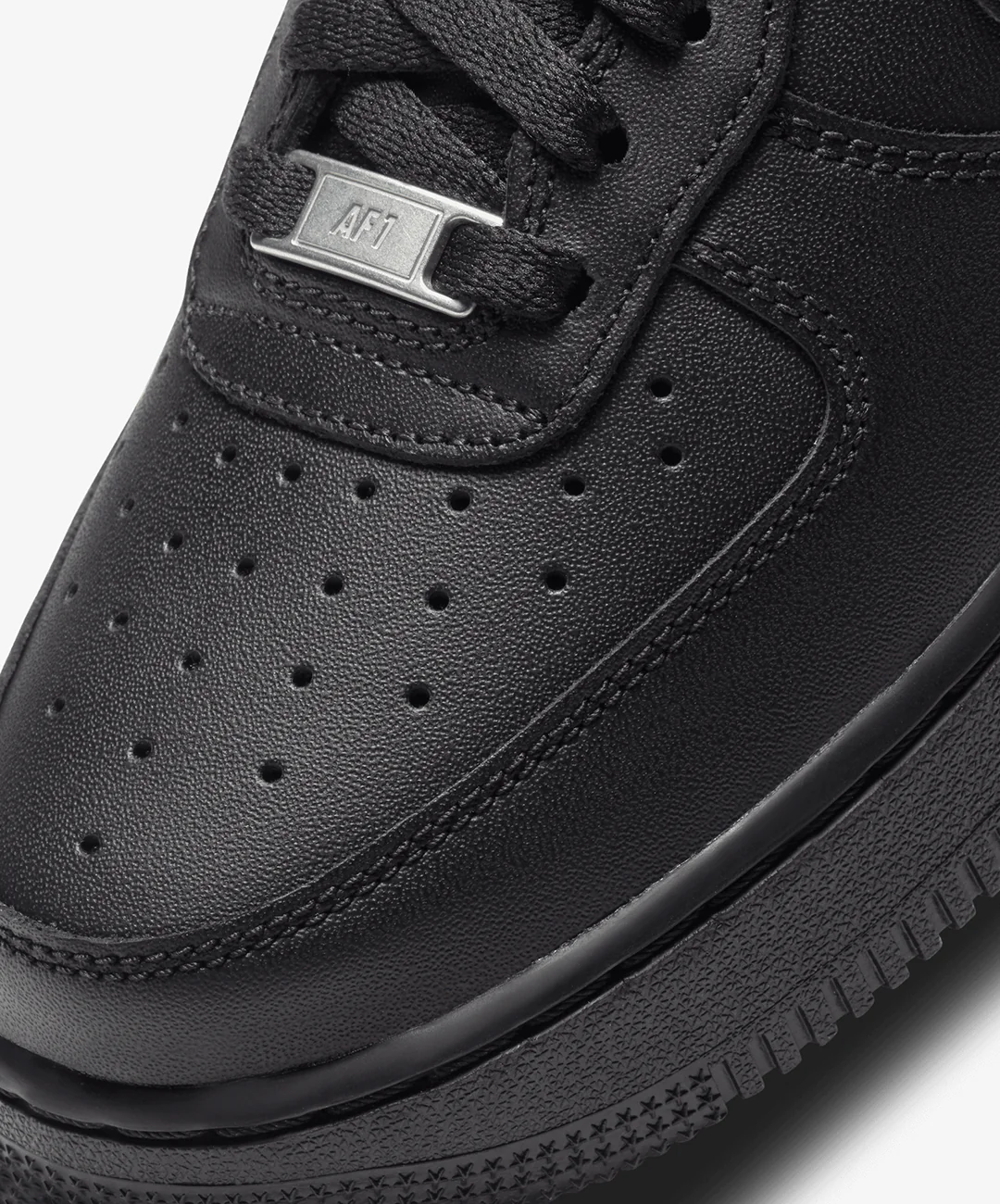 NIKE | AIR FORCE 1 '07 { BLACK/BLACK/BLACK - Image 5