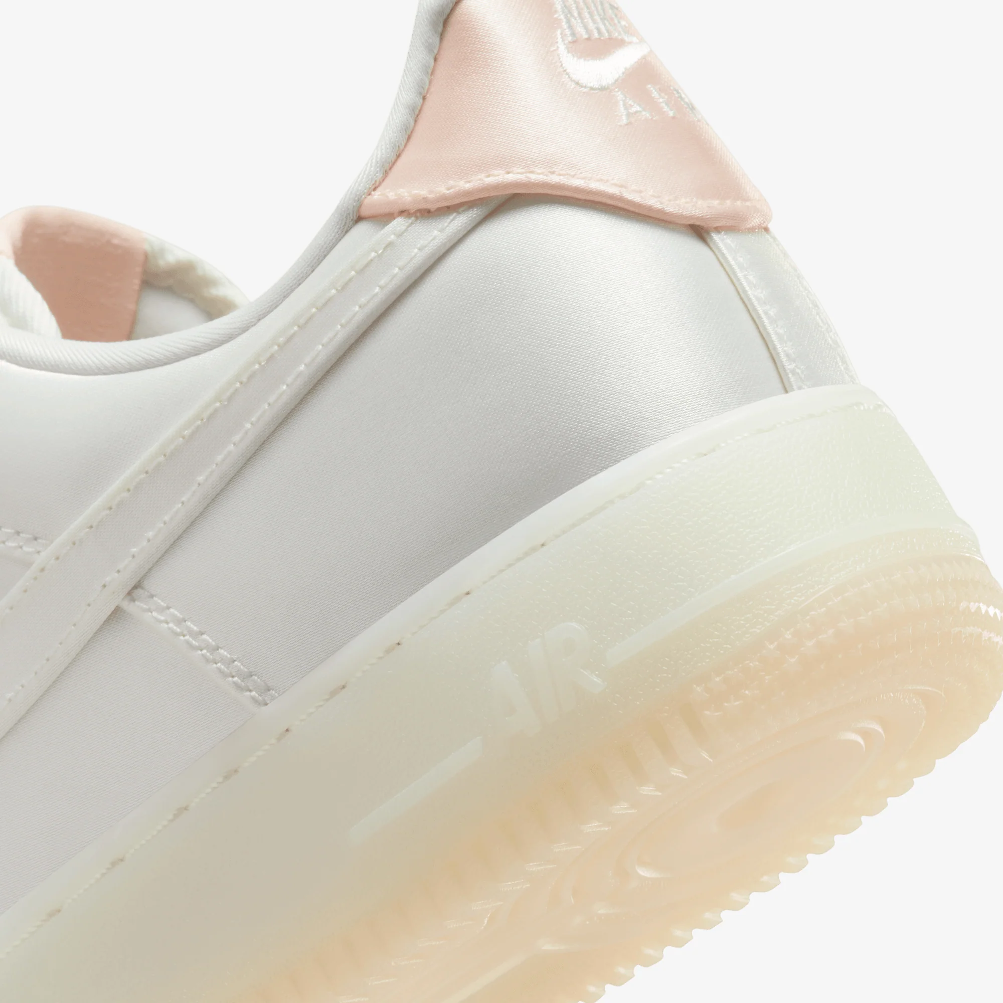 NIKE | AIR FORCE 1 '07 LV8 { SAIL/SAIL-BARELY ORANGE - Image 6