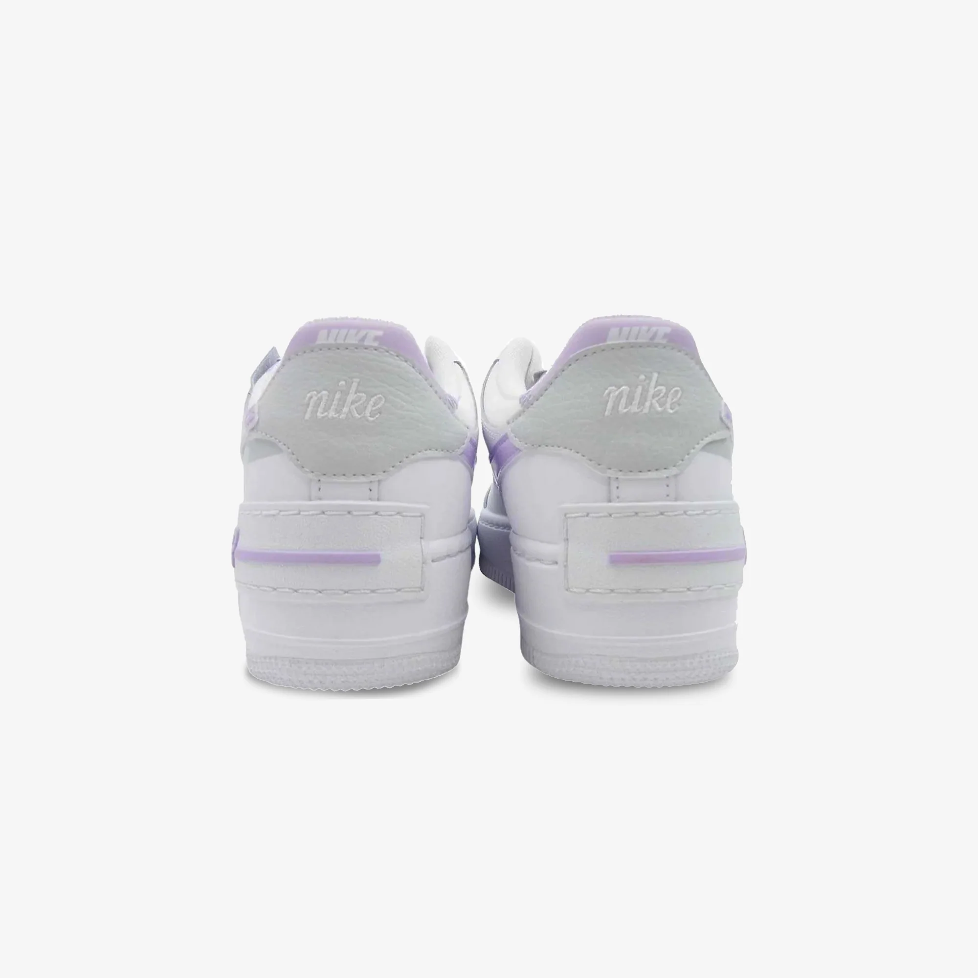 NIKE | AIR FORCE 1 SHADOW { WHITE/LILAC BLOOM-PHOTON DUST-WHITE - Image 6
